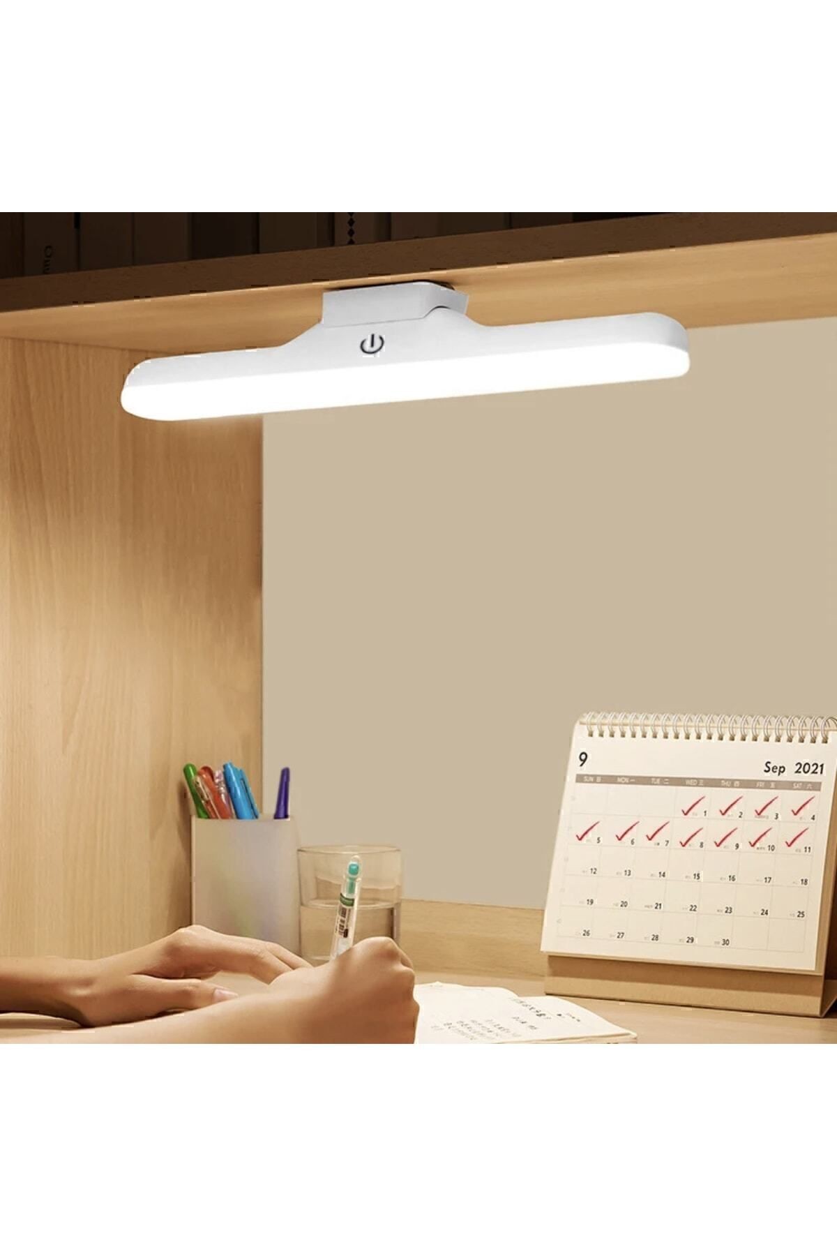 Ct-5249 Şarjlı Led Işık Usb Şarjlı Kablosuz Mıknatıslı Led Lamba 3 Farklı Işık Rengi