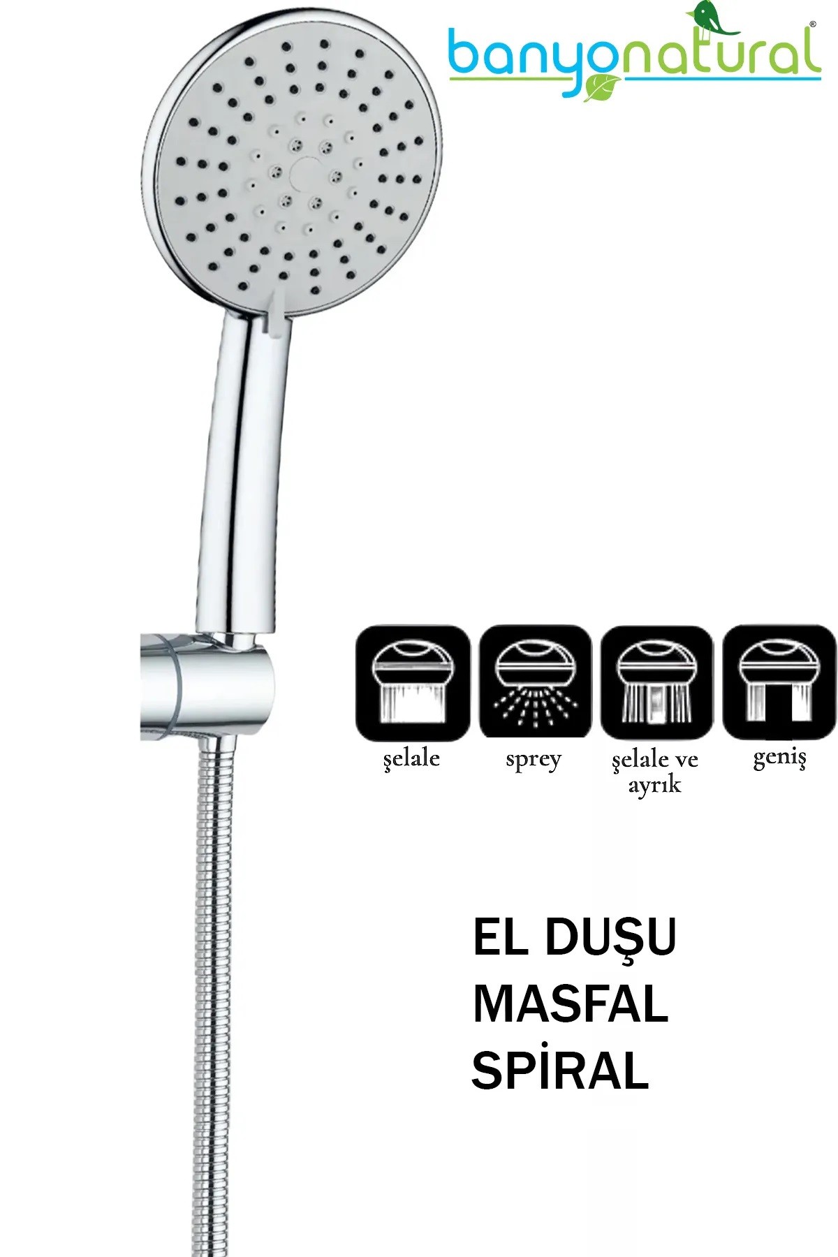 Mafsallı Albus Duş Seti