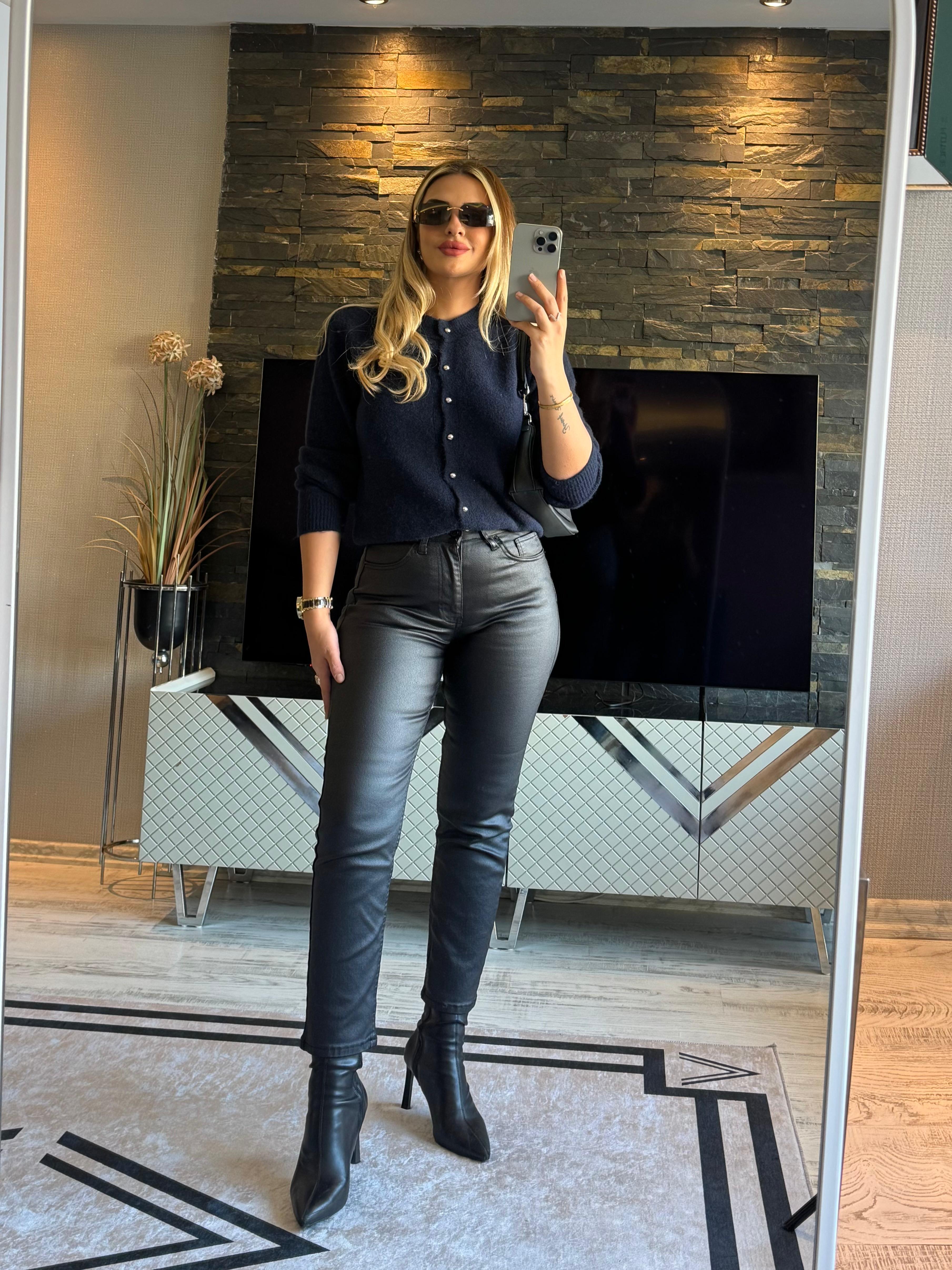 Mum Kaplamalı Pantolon