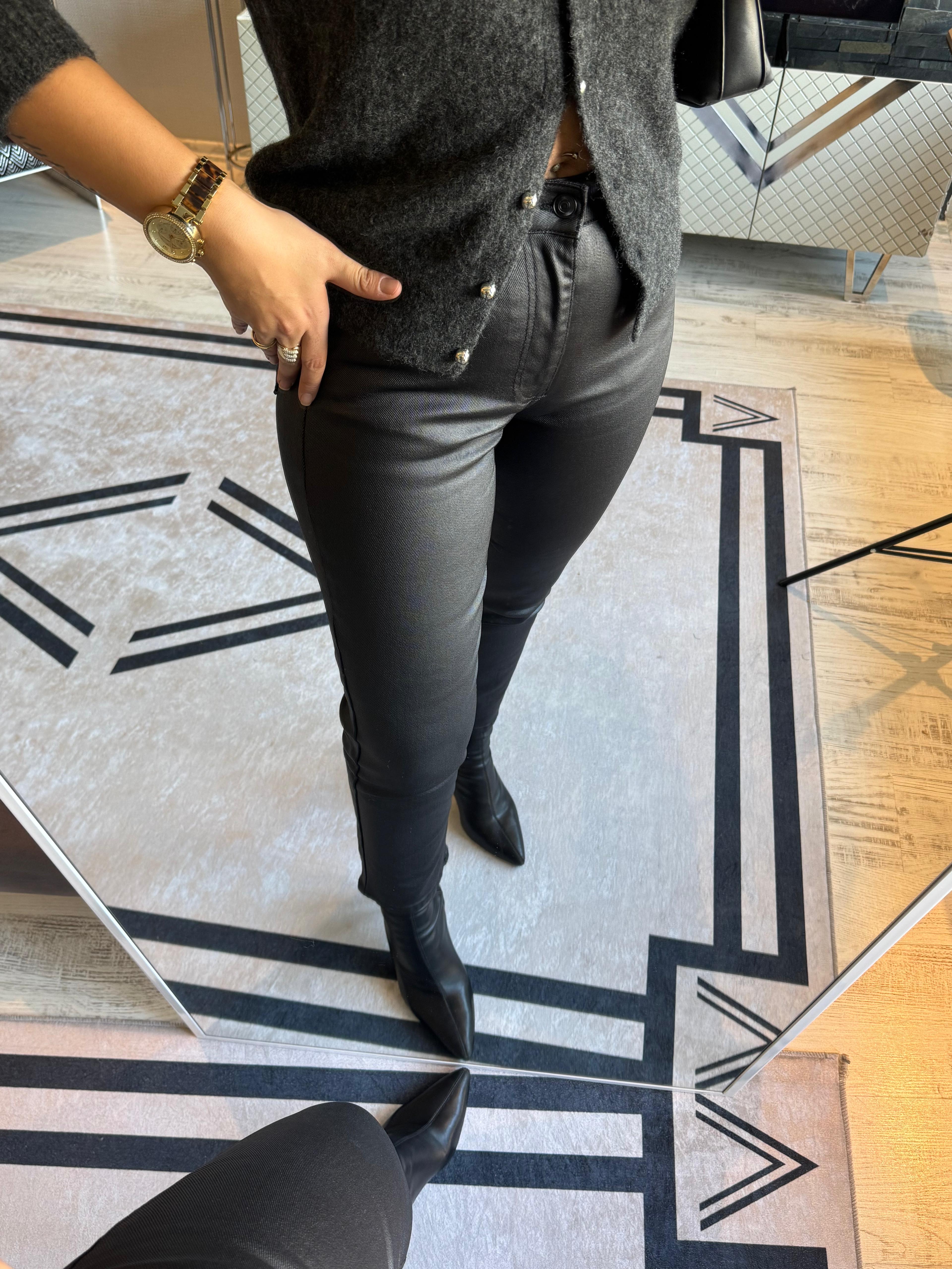 Mum Kaplamalı Pantolon