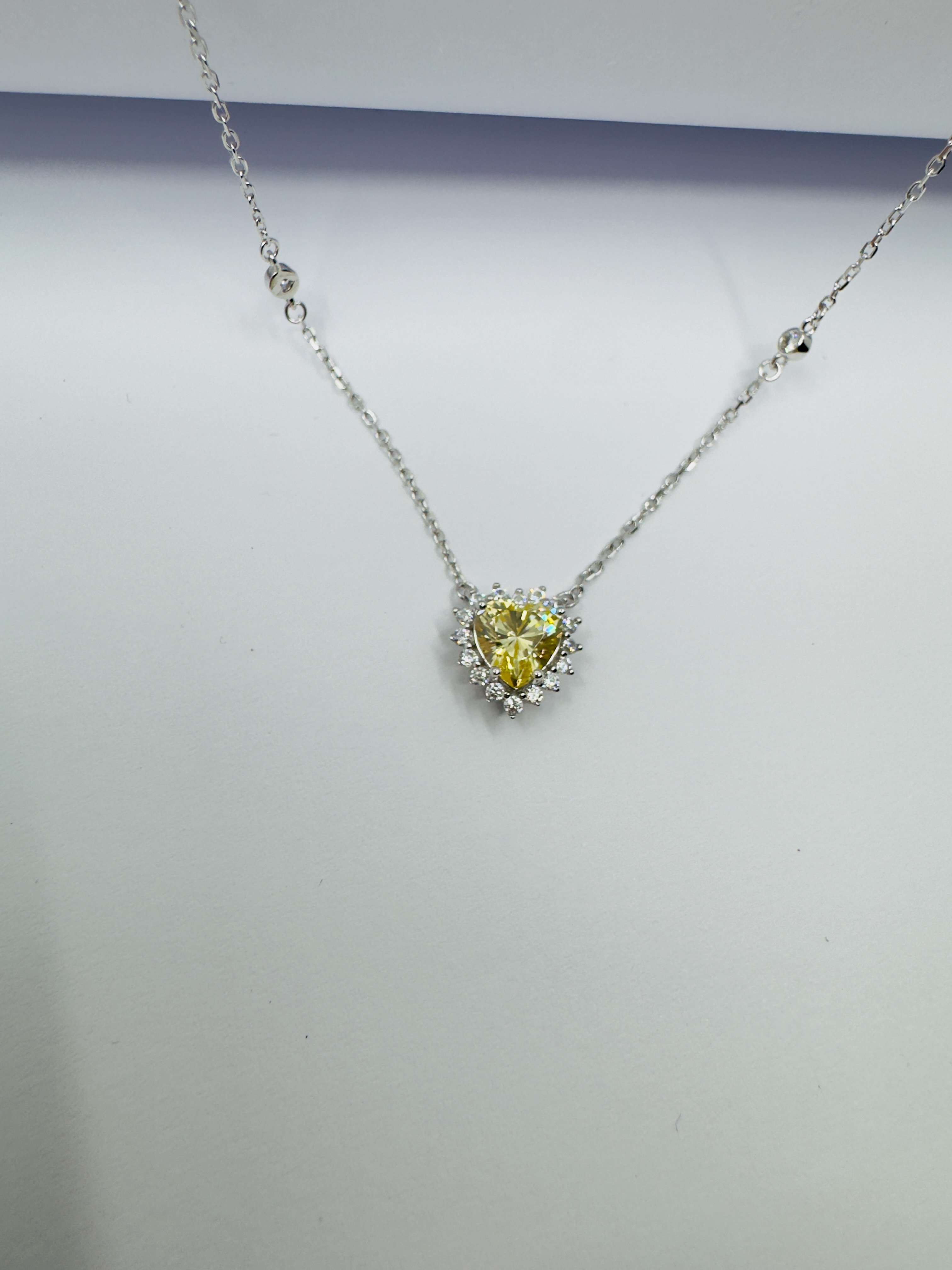 Sunshine Kalp Gümüş Kolye