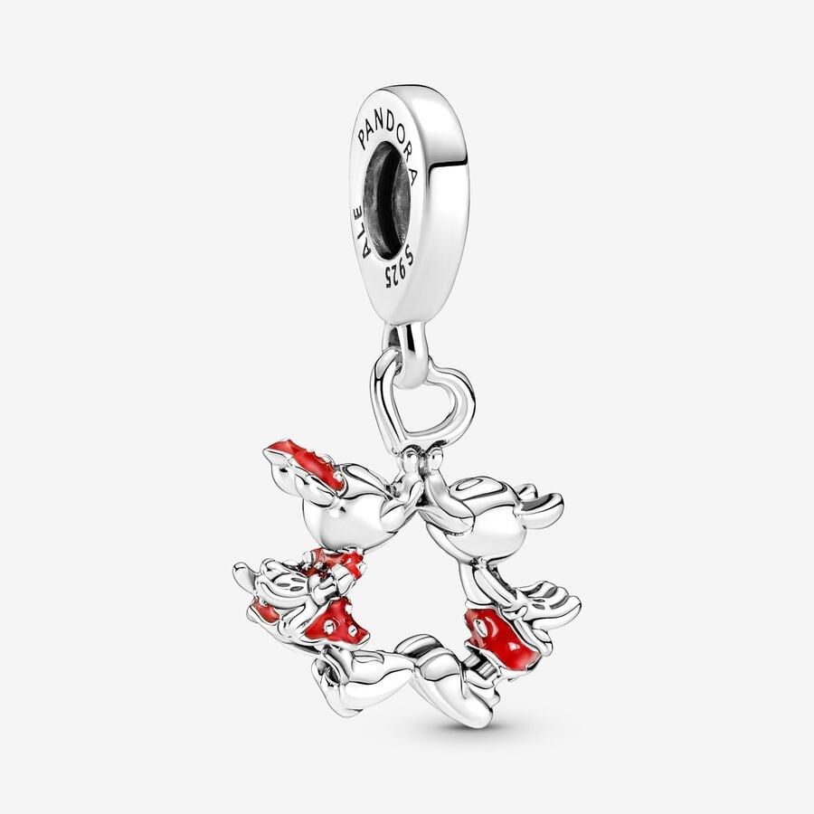 Disney Mİckey&Minnie Mouse Öpücük Charm