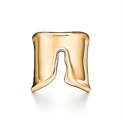 Tiff. Elsa Peretti Gold Split Yüzük
