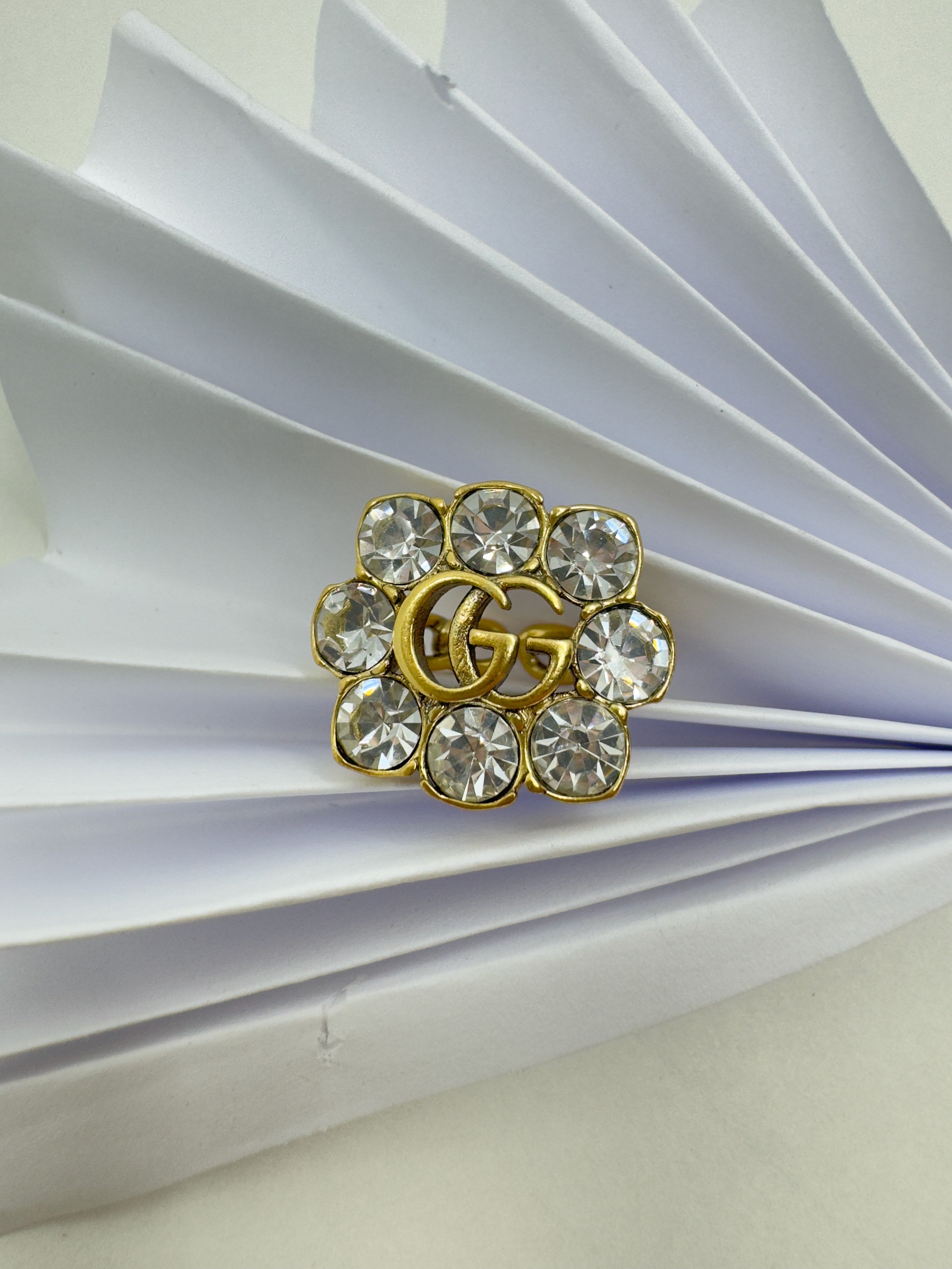 Gcci. Ayarlanabilir Double G Ring 