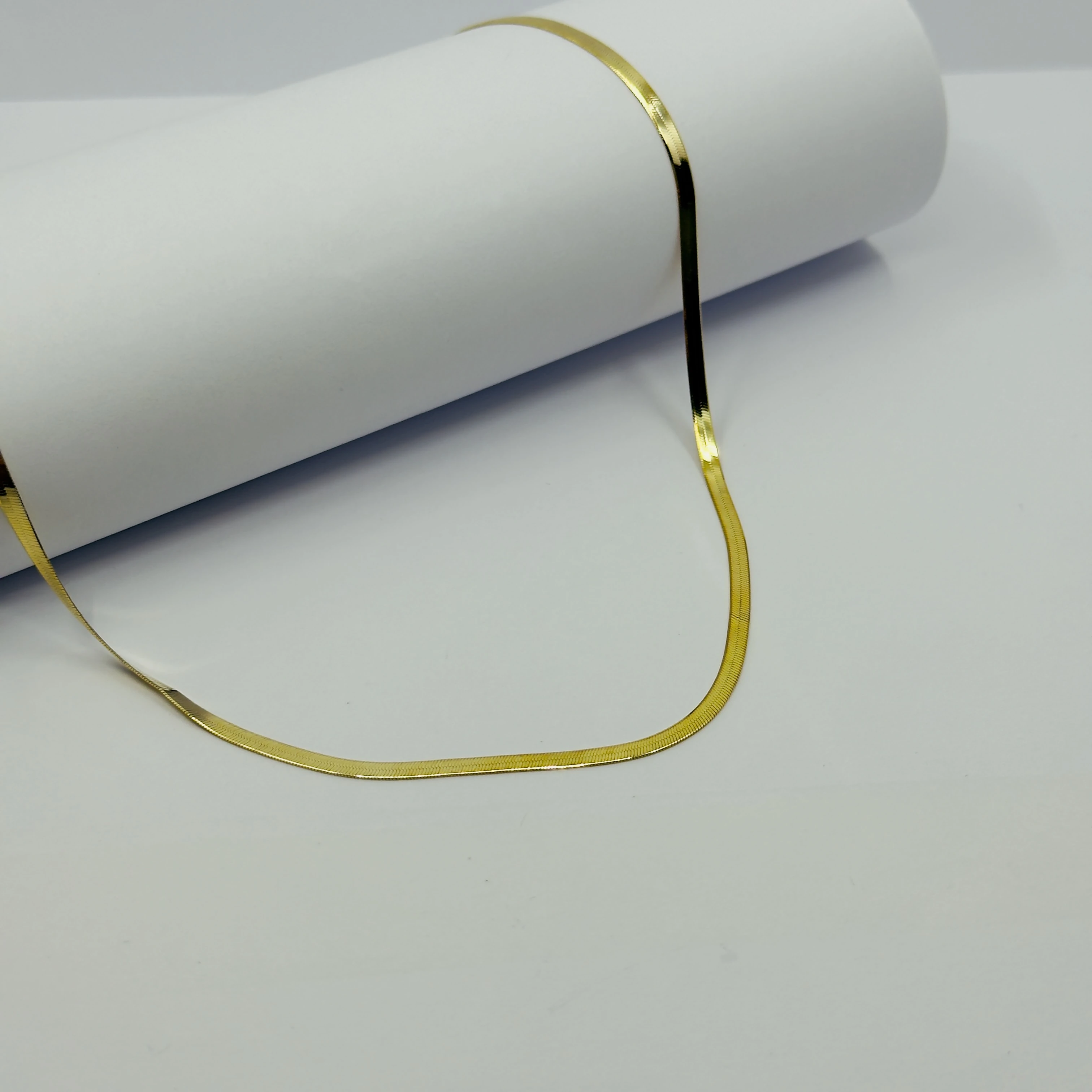 Gold İtalyan Ezme Kolye