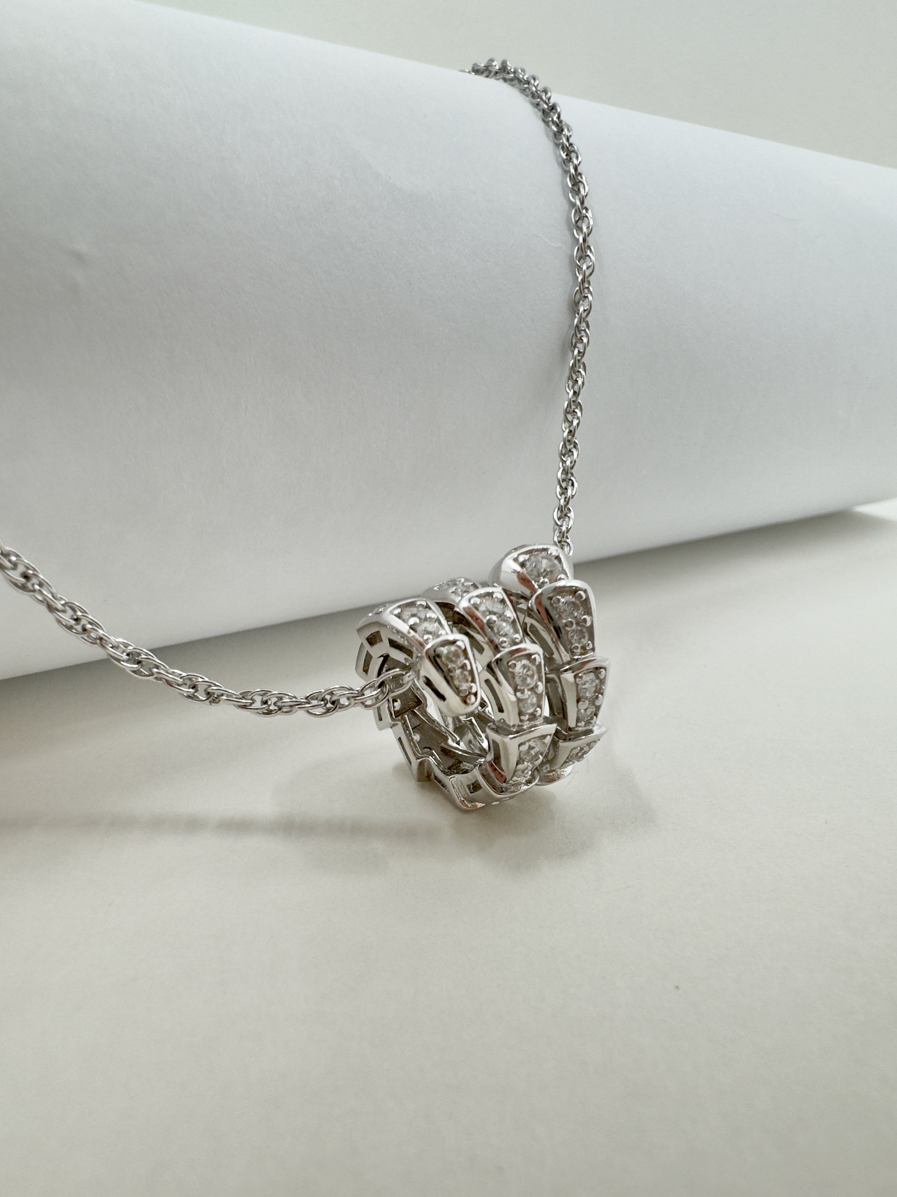Prem. Bvlgri Silver Serpenti Kolye 