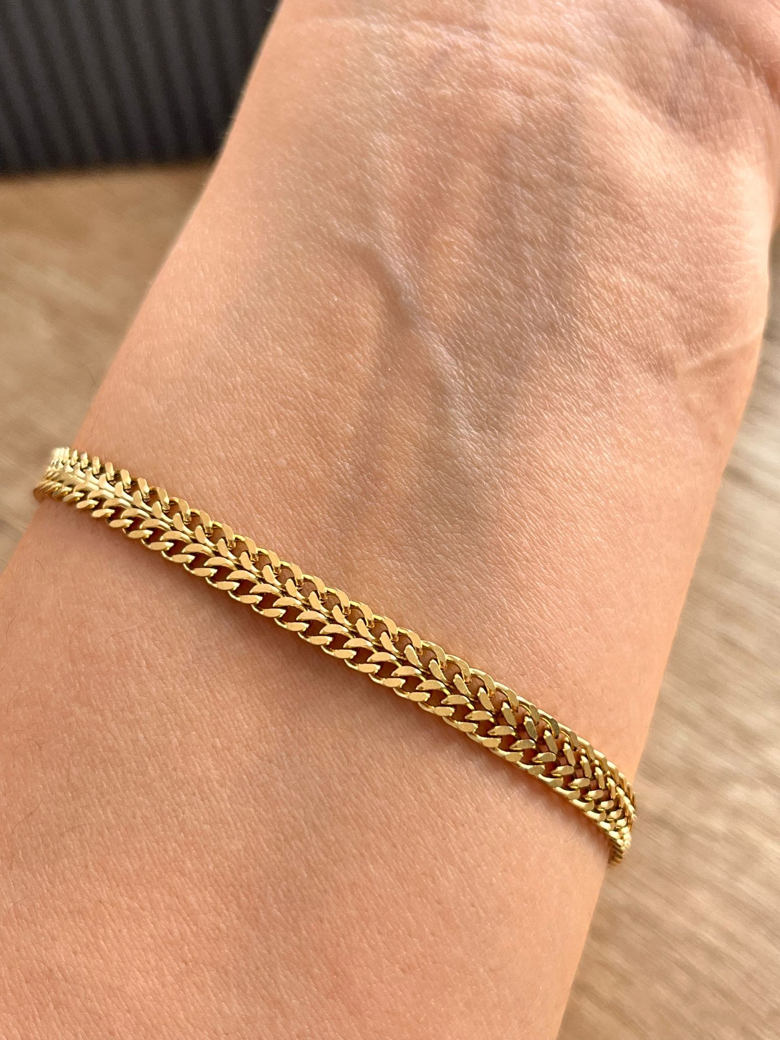 Gold Hasır Bileklik