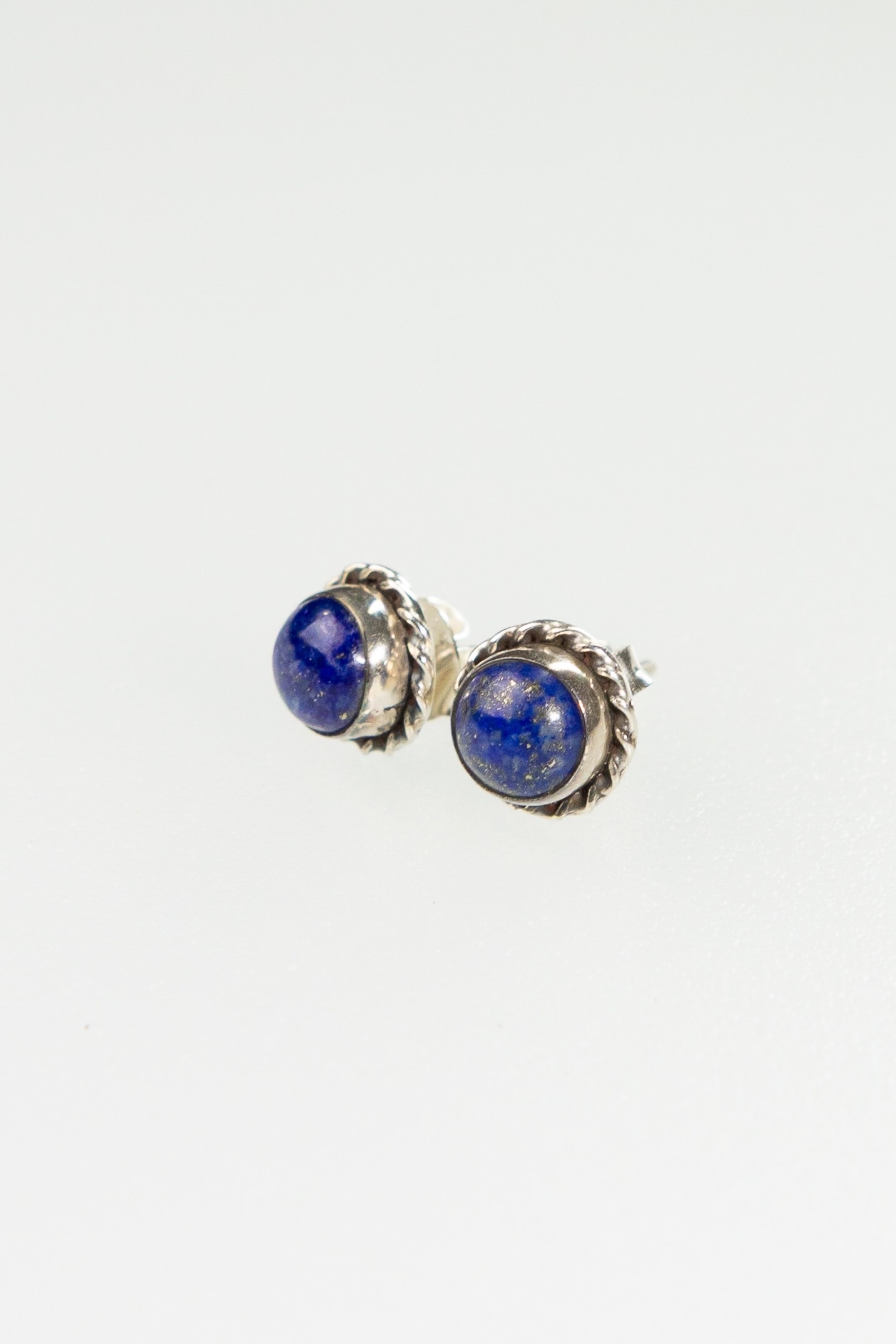 Lapis Lazuli Çivi Küpe
