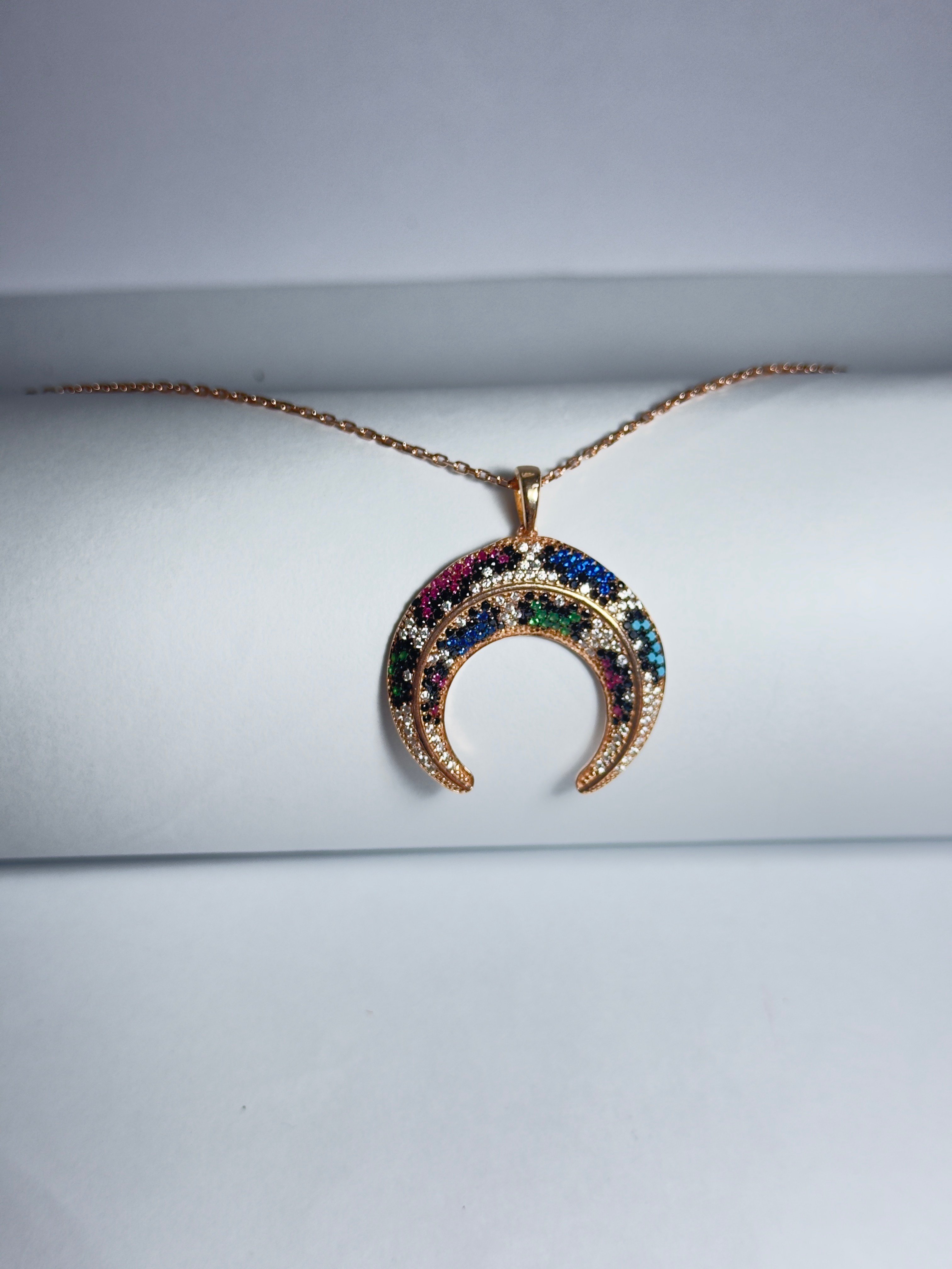 Nebula. Fairytale Crescent Kolye