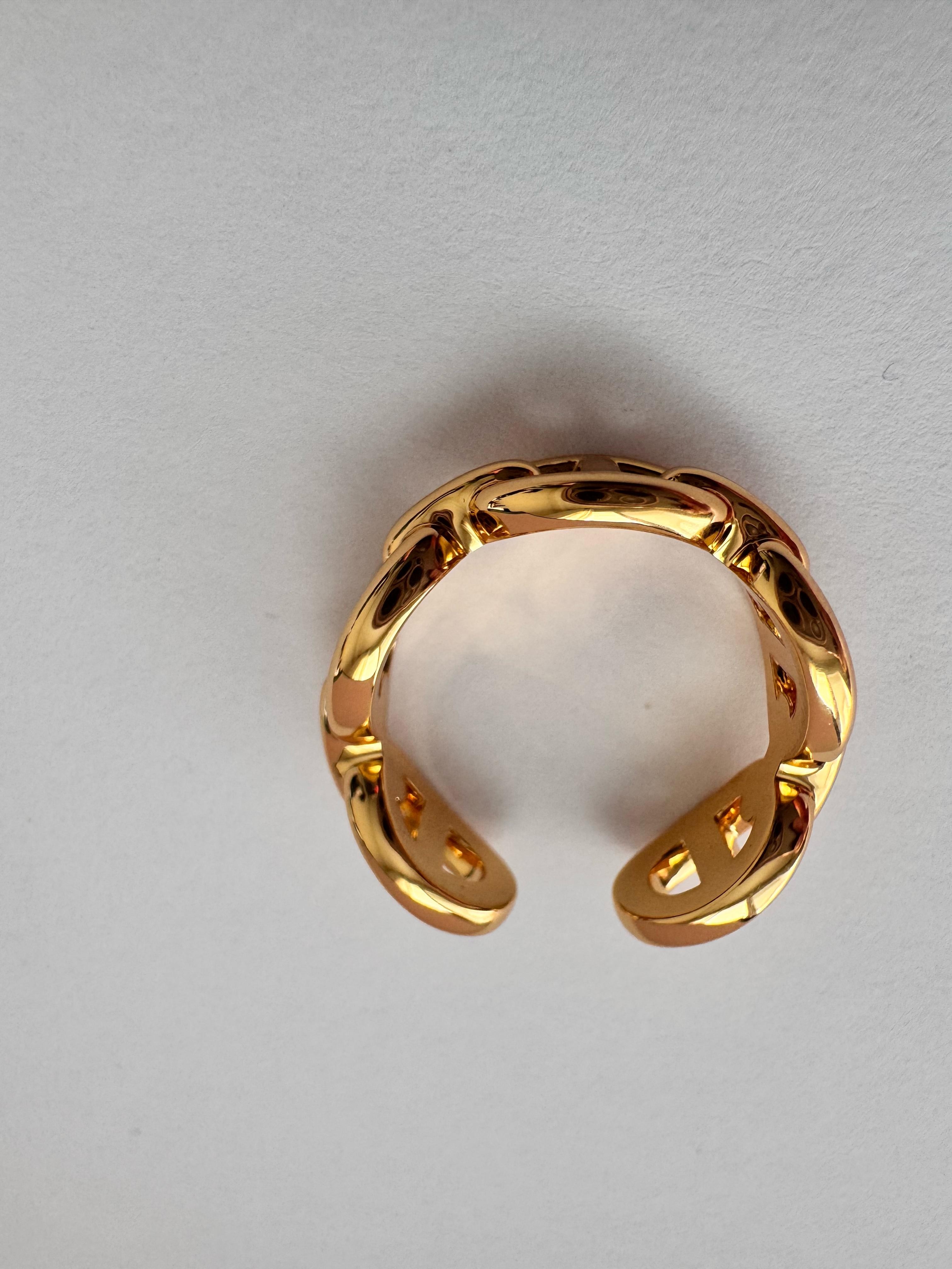 Hrms. Gold Ayarlanabilir İnce Yüzük