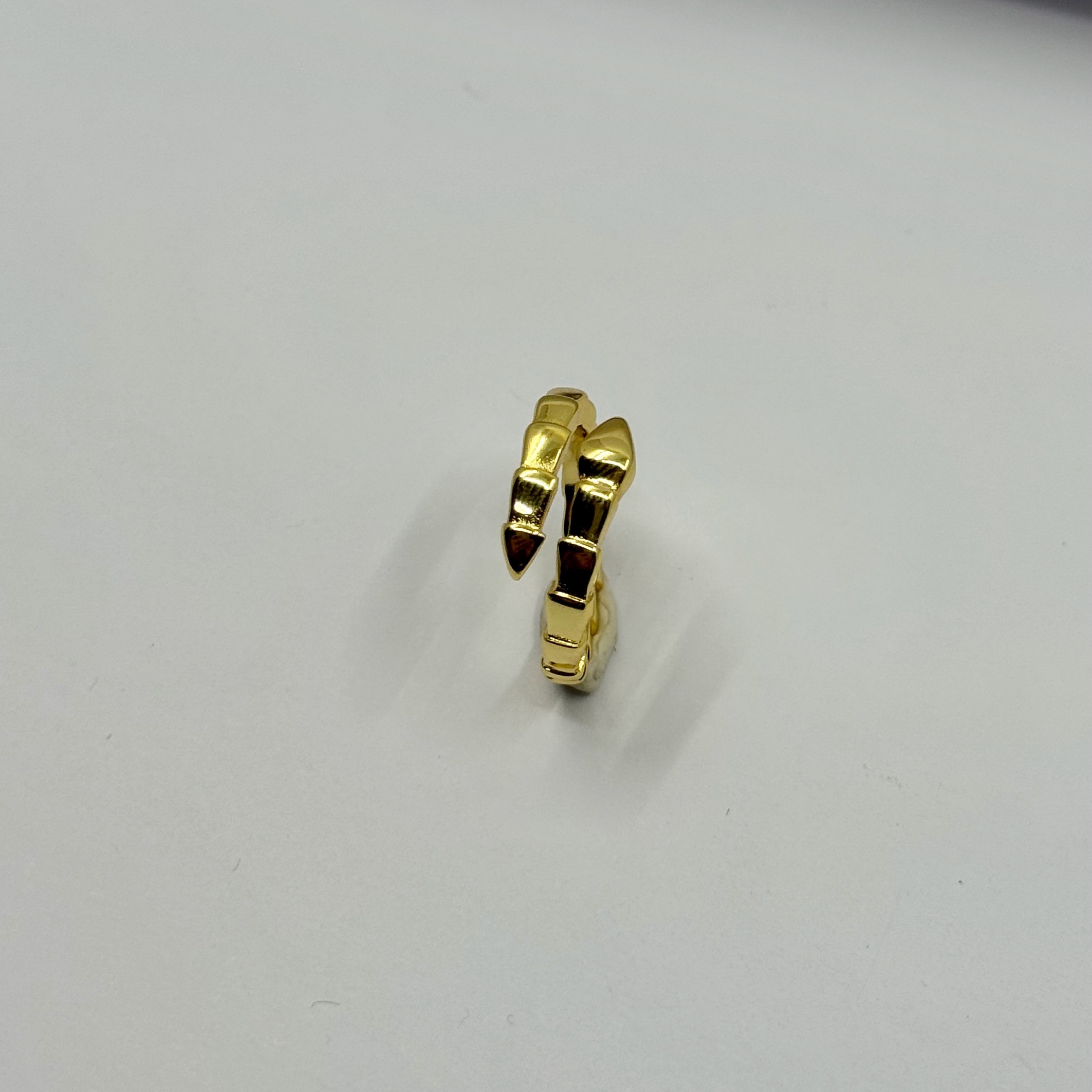 Gold Taşsız Serpenti M Size Yüzük