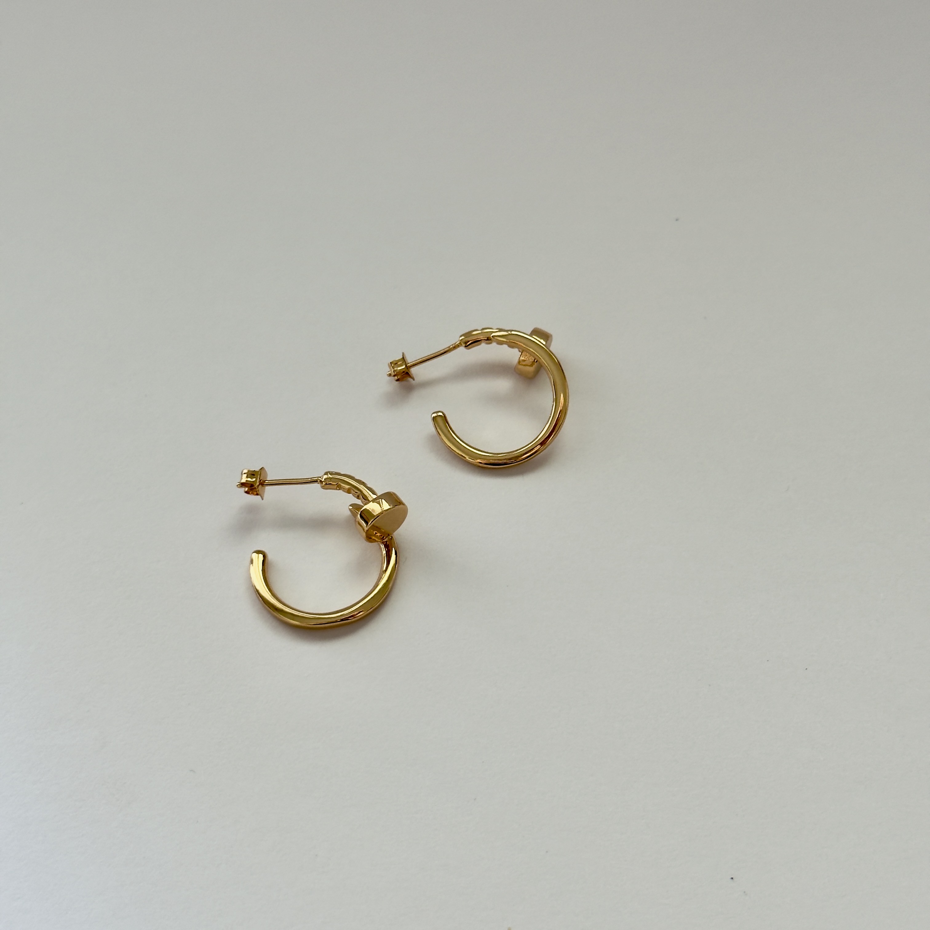 Crt. Just n Clou Gold Taşsız Küpe