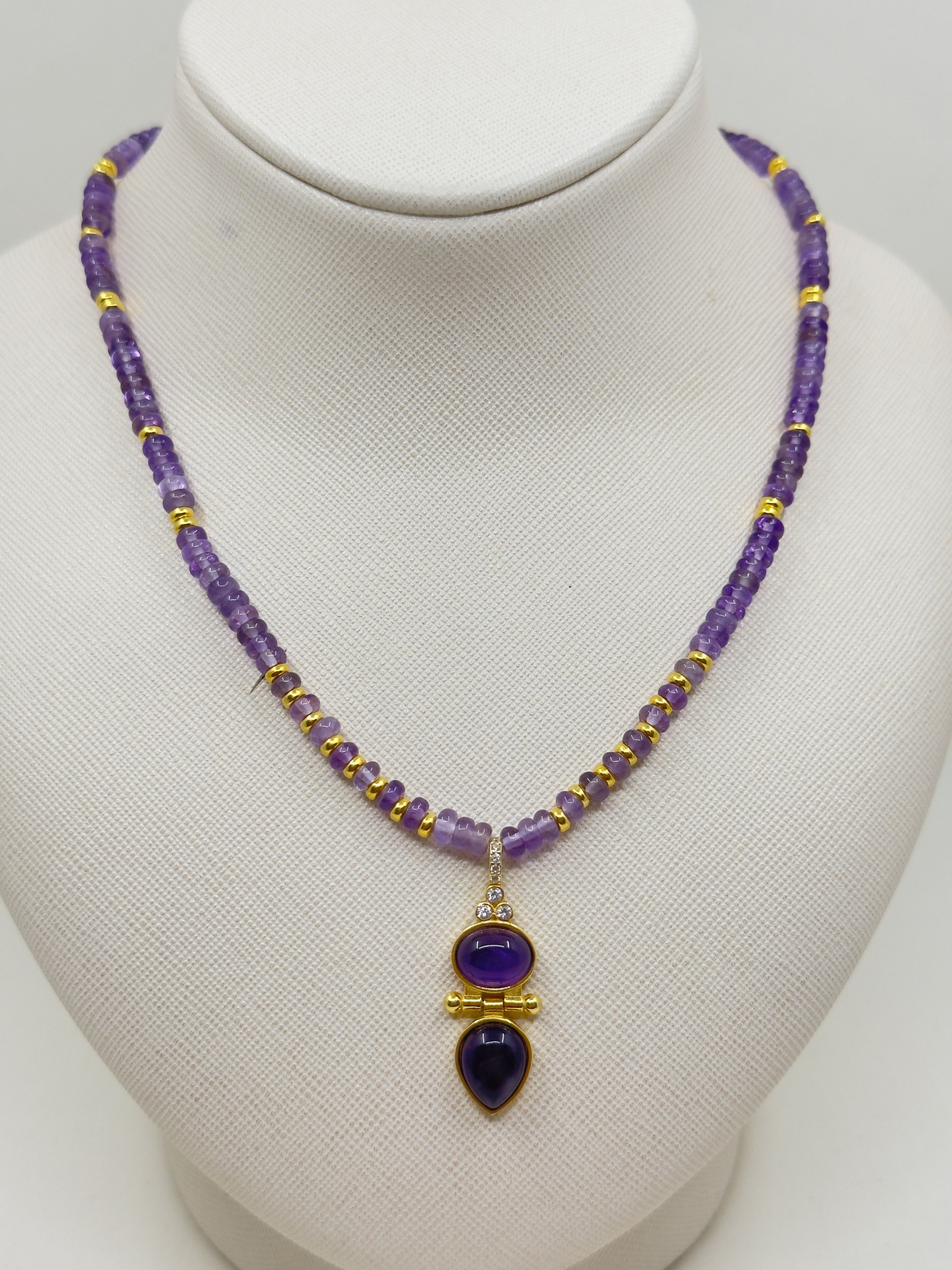 Soleil. Celestial Amethyst Kolye - Ametist