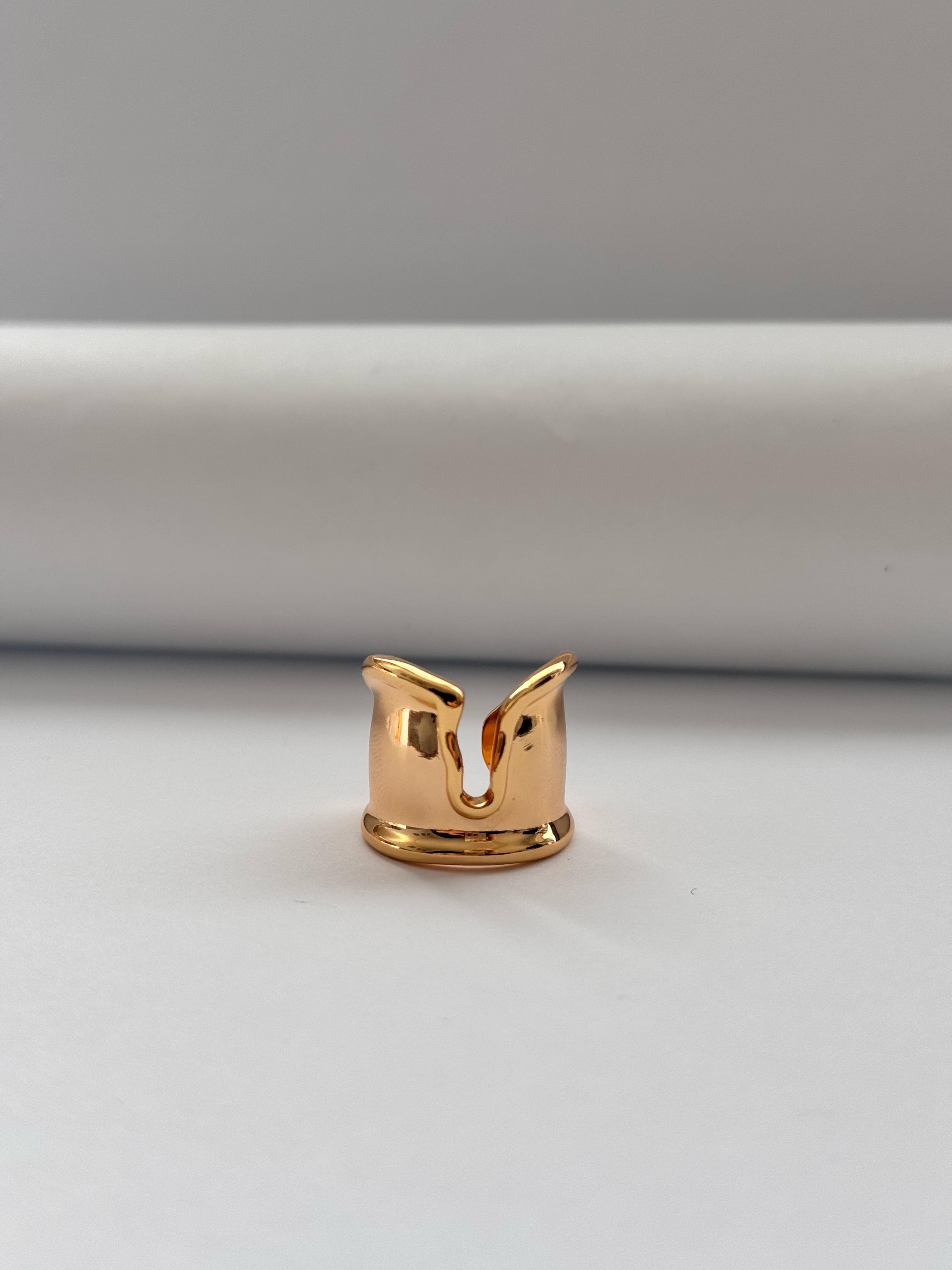 Tiff. Elsa Peretti Gold Split Yüzük