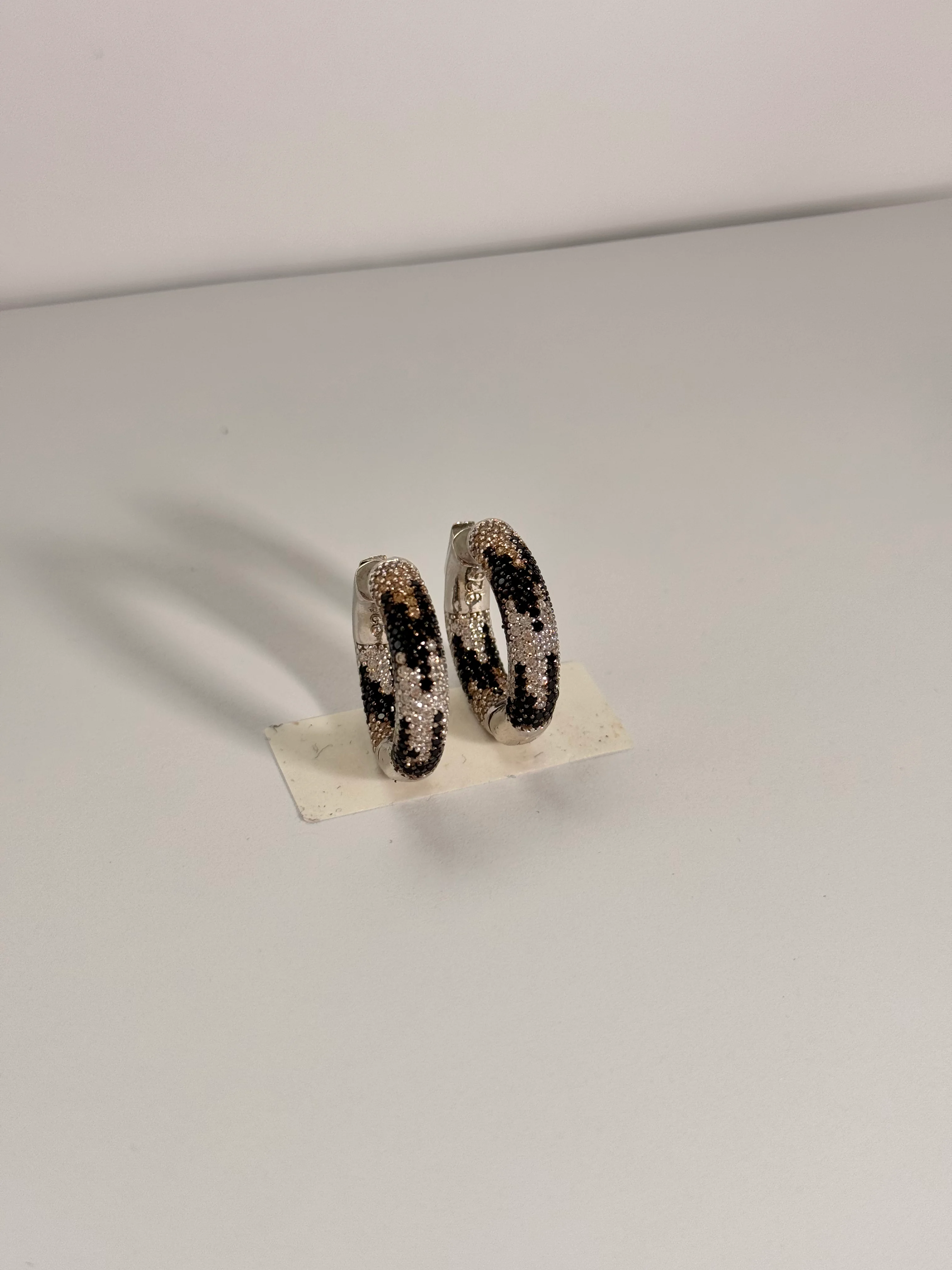 Nebula. Silver Twilight Mini Hoop Küpe