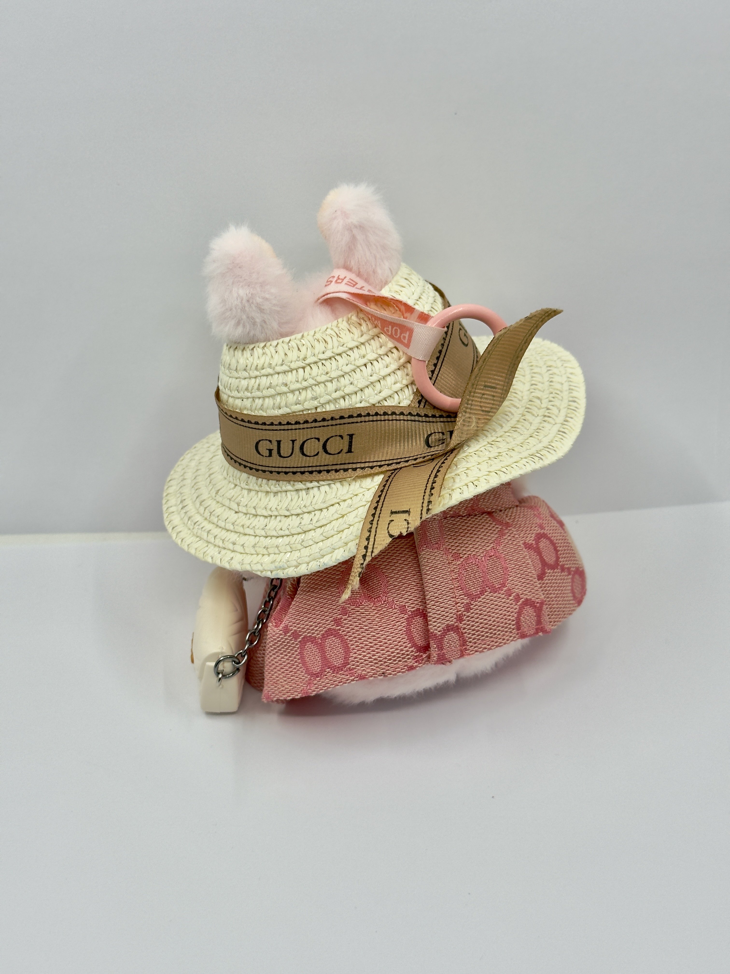 Pembe Gcci Elbiseli Labubu