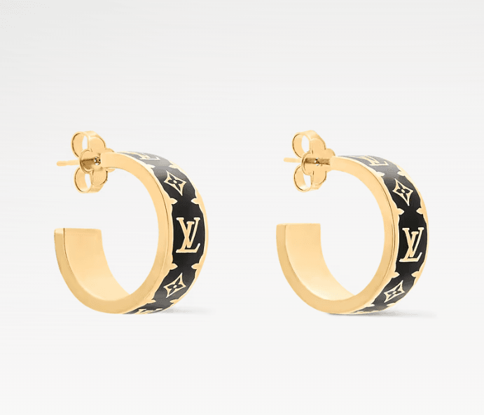 LV Nanogram Enamel Küpe