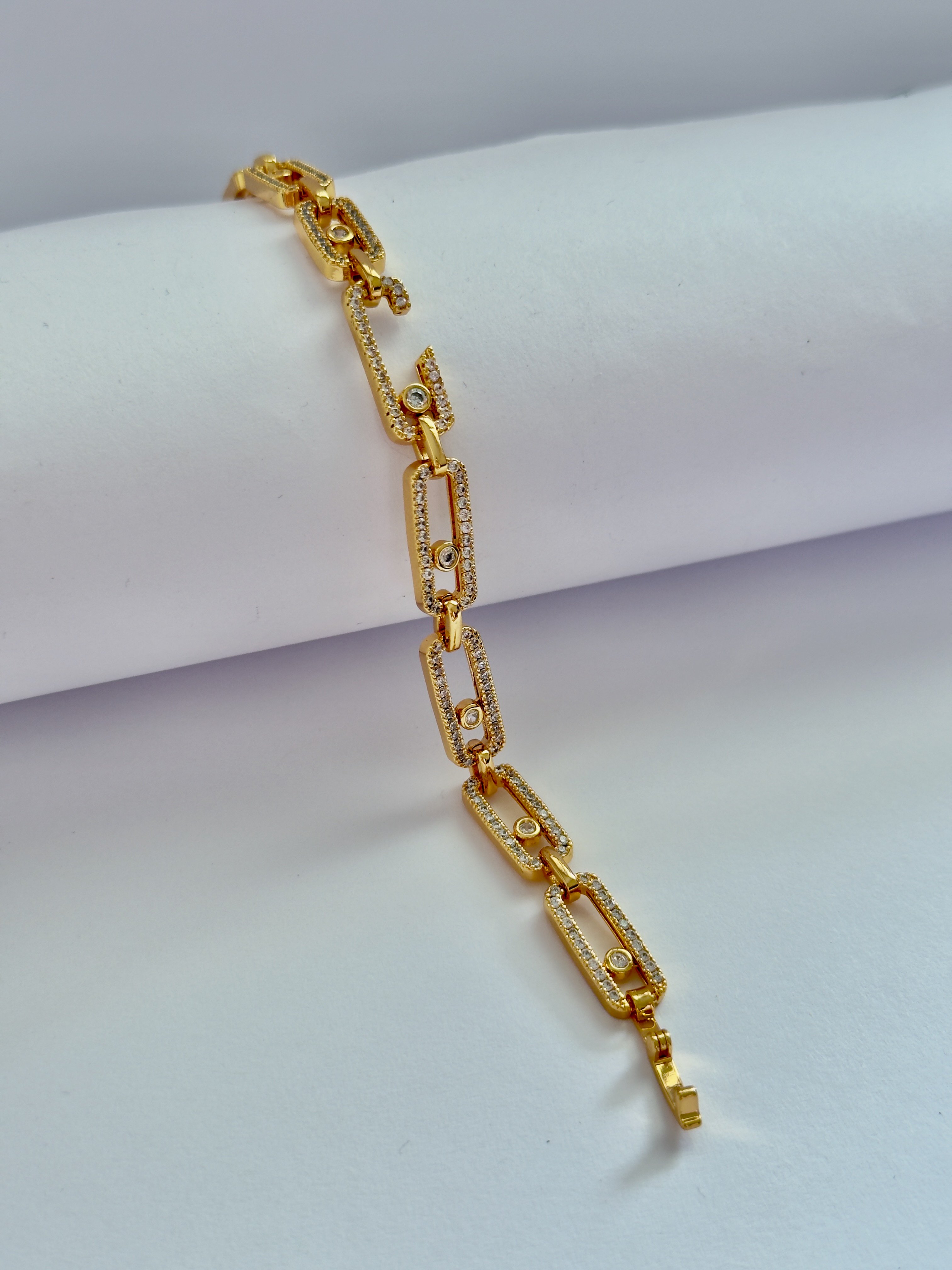 Mess. Tamtur Taşlı Gold SoMove Bileklik