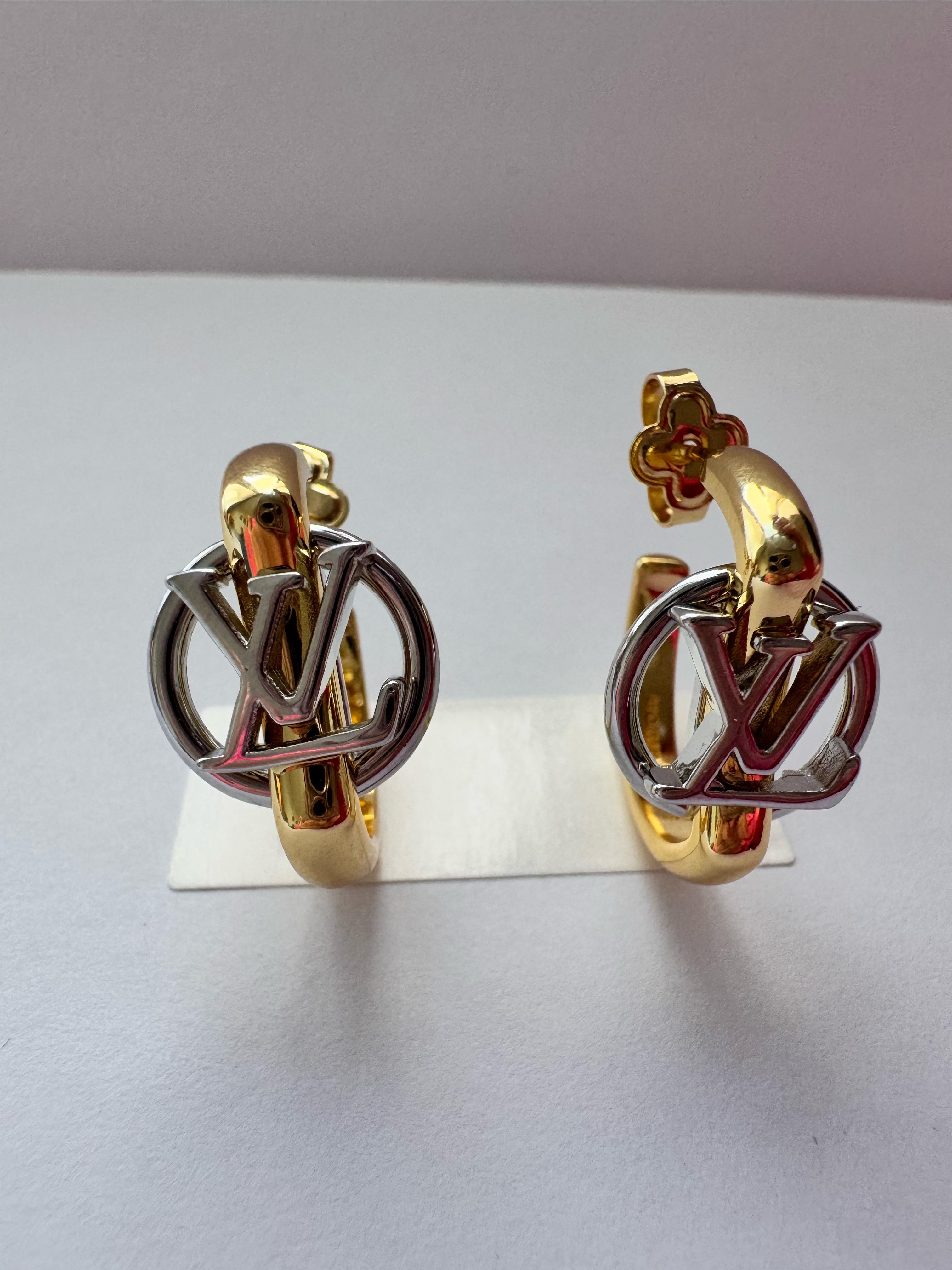LV. Gold-Silver Halka Küpe
