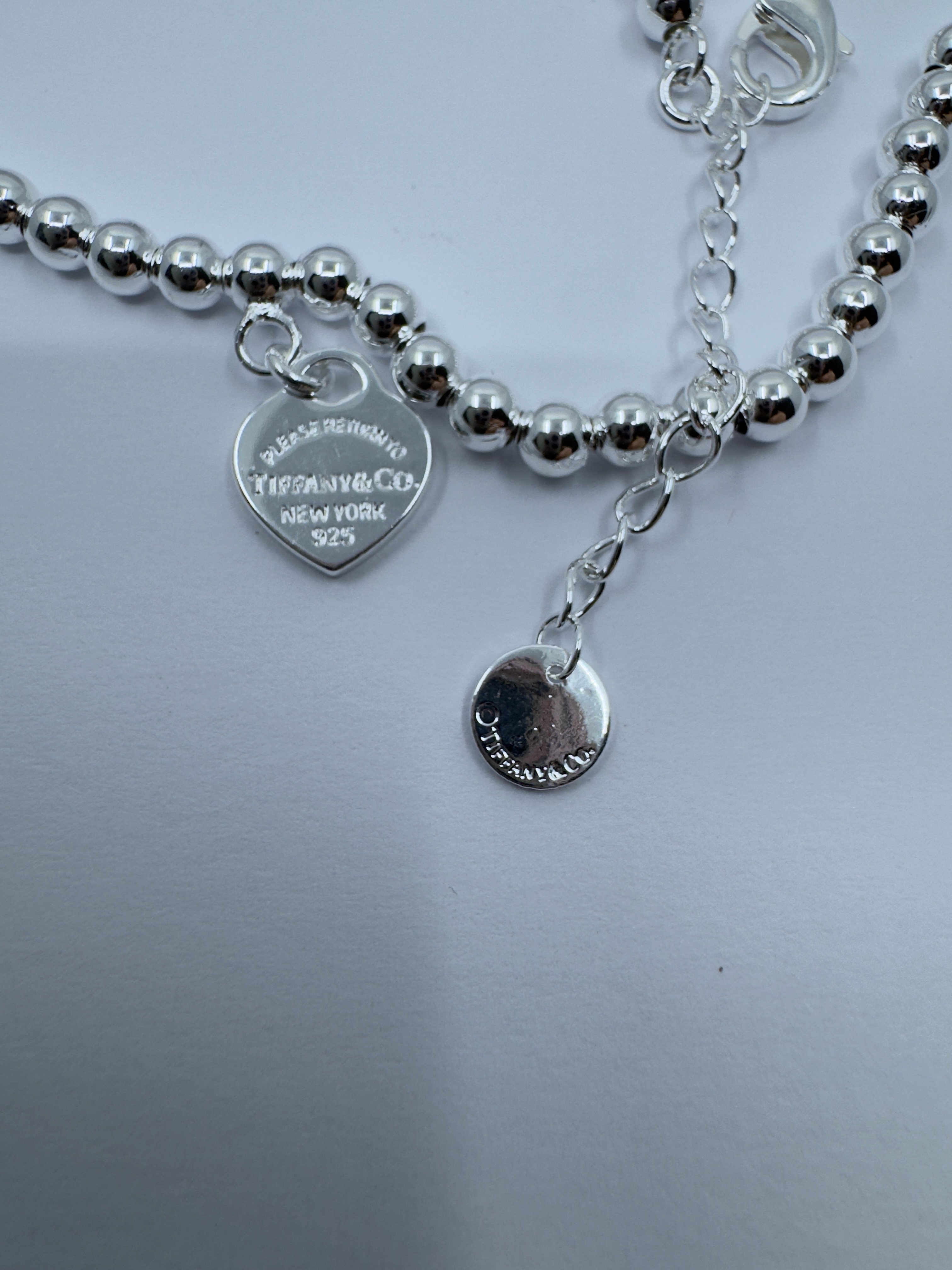 Full Silver Bead Kolye