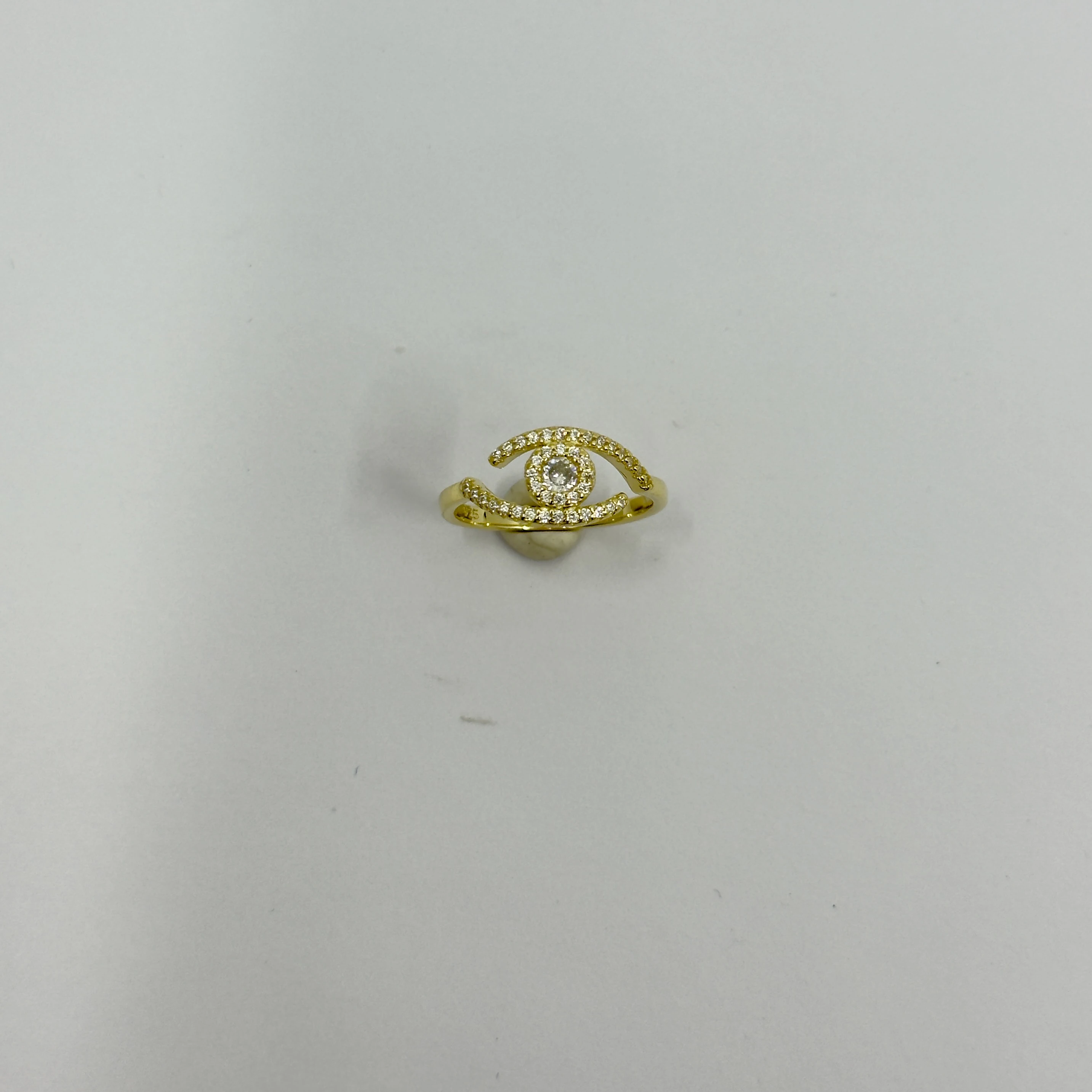 Iris Işıltılı Gold Yüzük