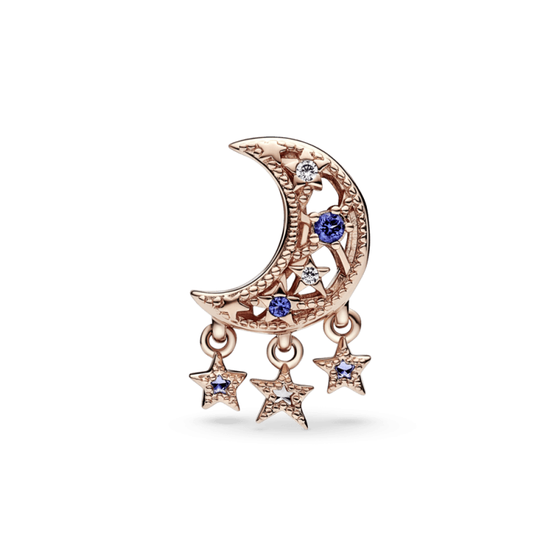 Rose Ay ve Yıldızlar Charm
