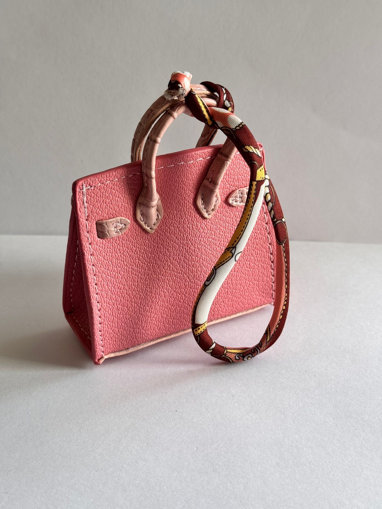 Hrms. Birkin Pembe Bag Charm