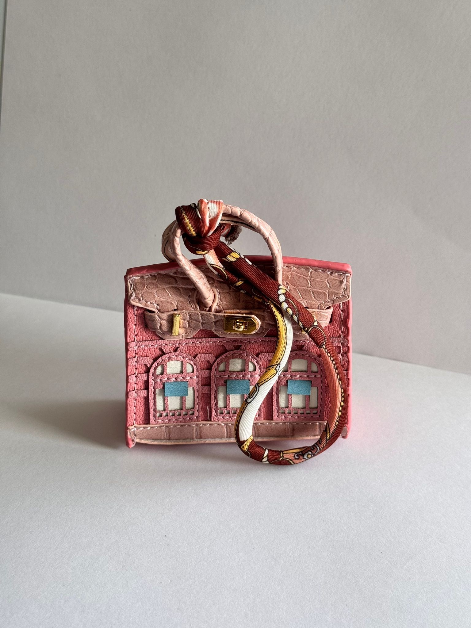 Hrms. Birkin Pembe Bag Charm