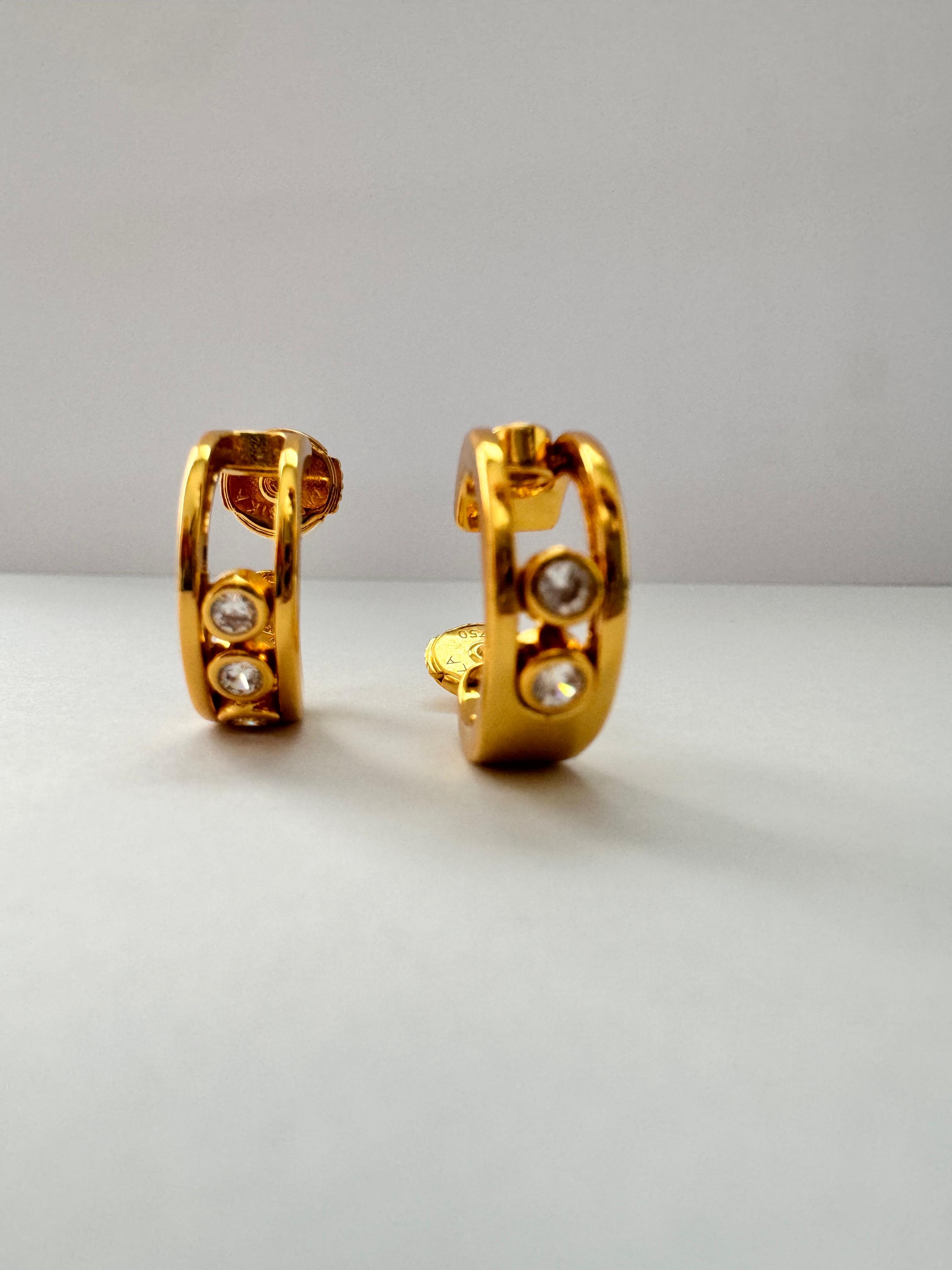 Mess. Gold Halka Küpe