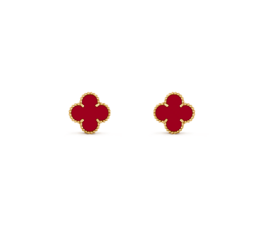 VCA. Alhmbra Gold Bordo Küpe