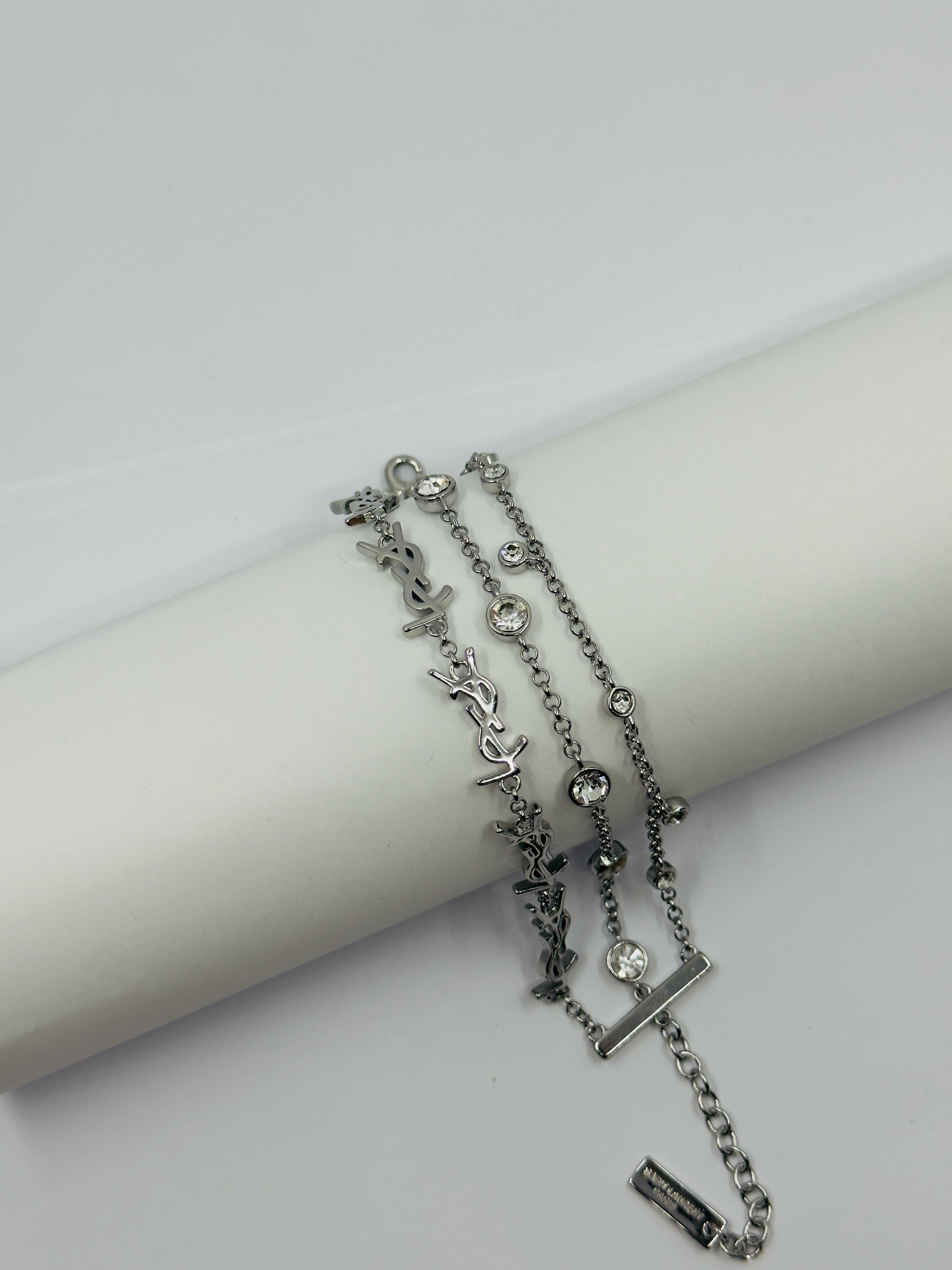 YSL Üç Sıra Silver Bileklik