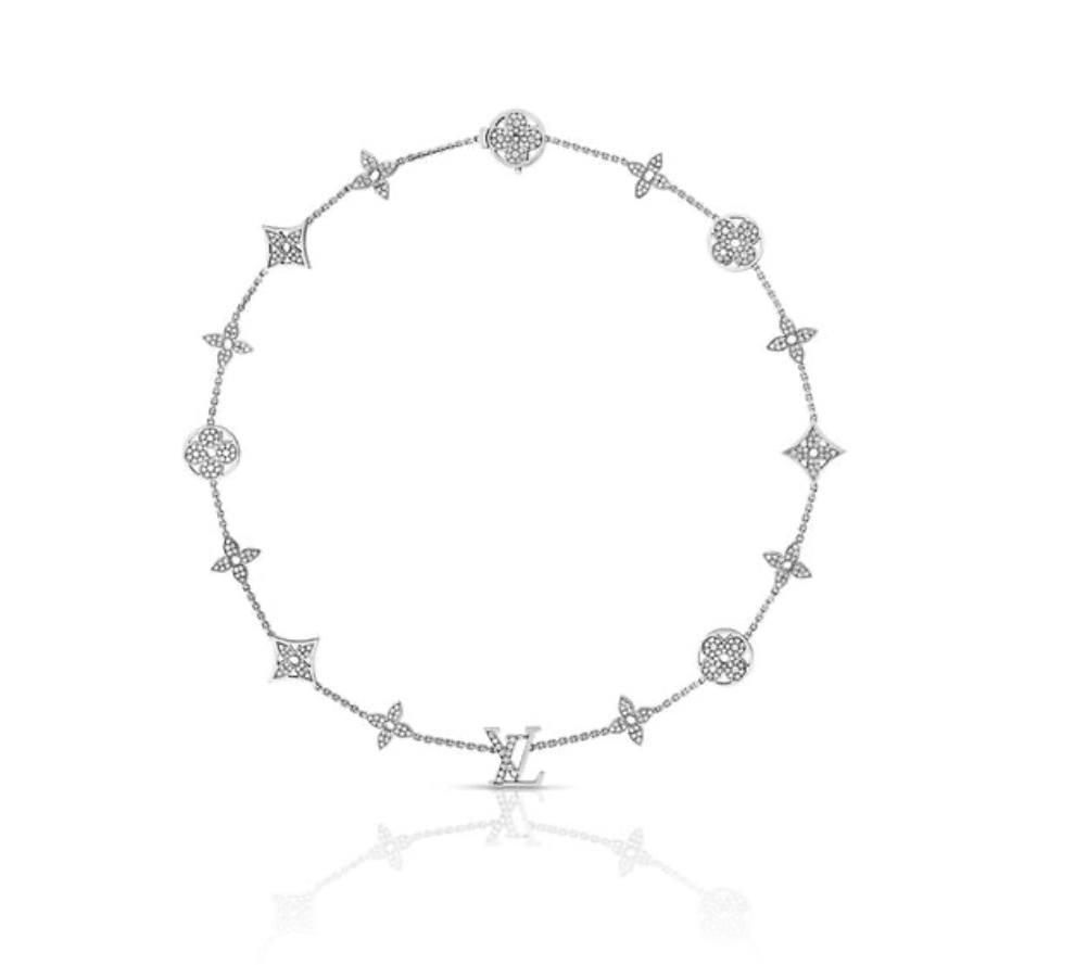 Silver Logo Motifli Kolye
