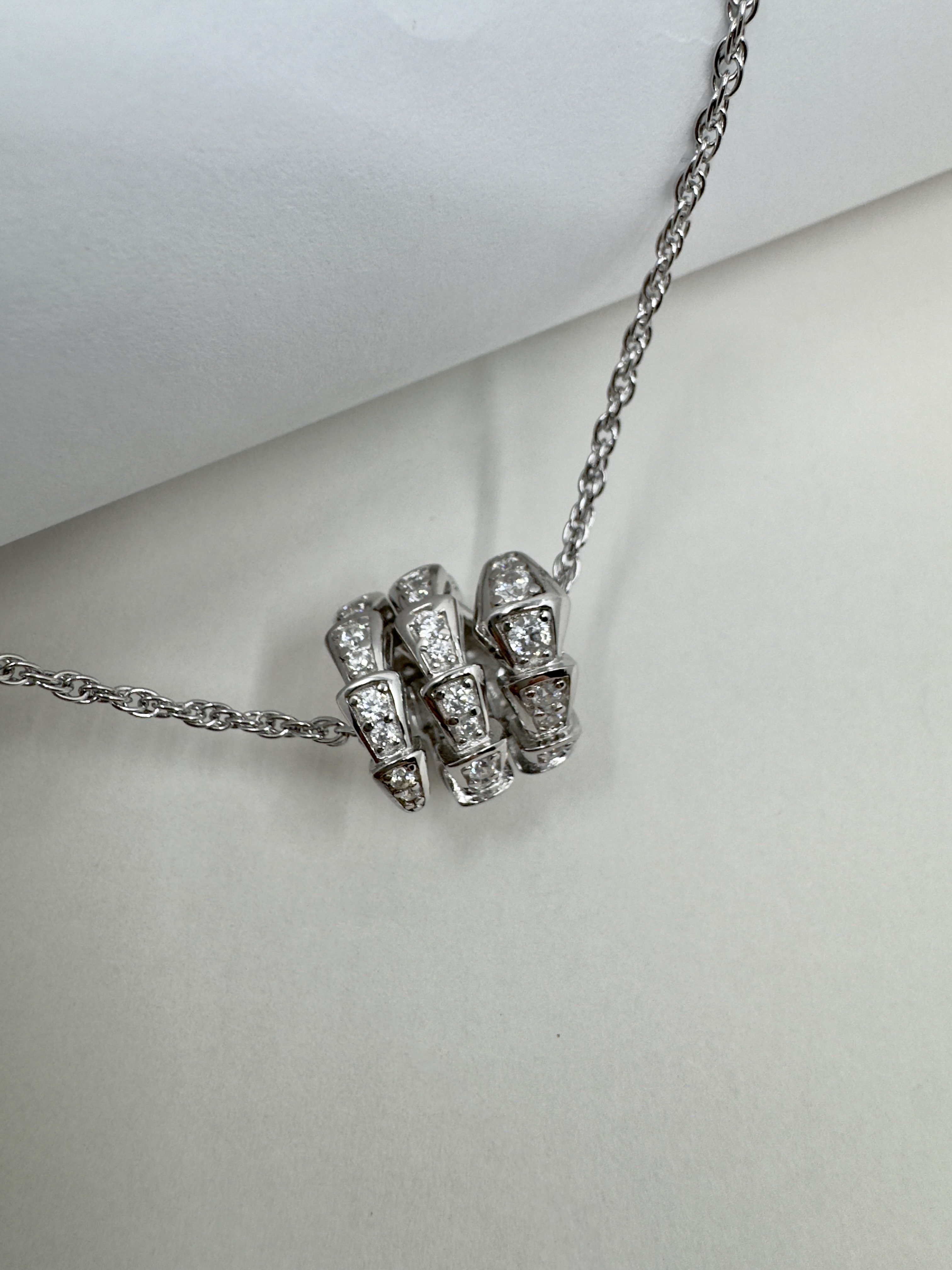 Prem. Bvlgri Silver Serpenti Kolye 
