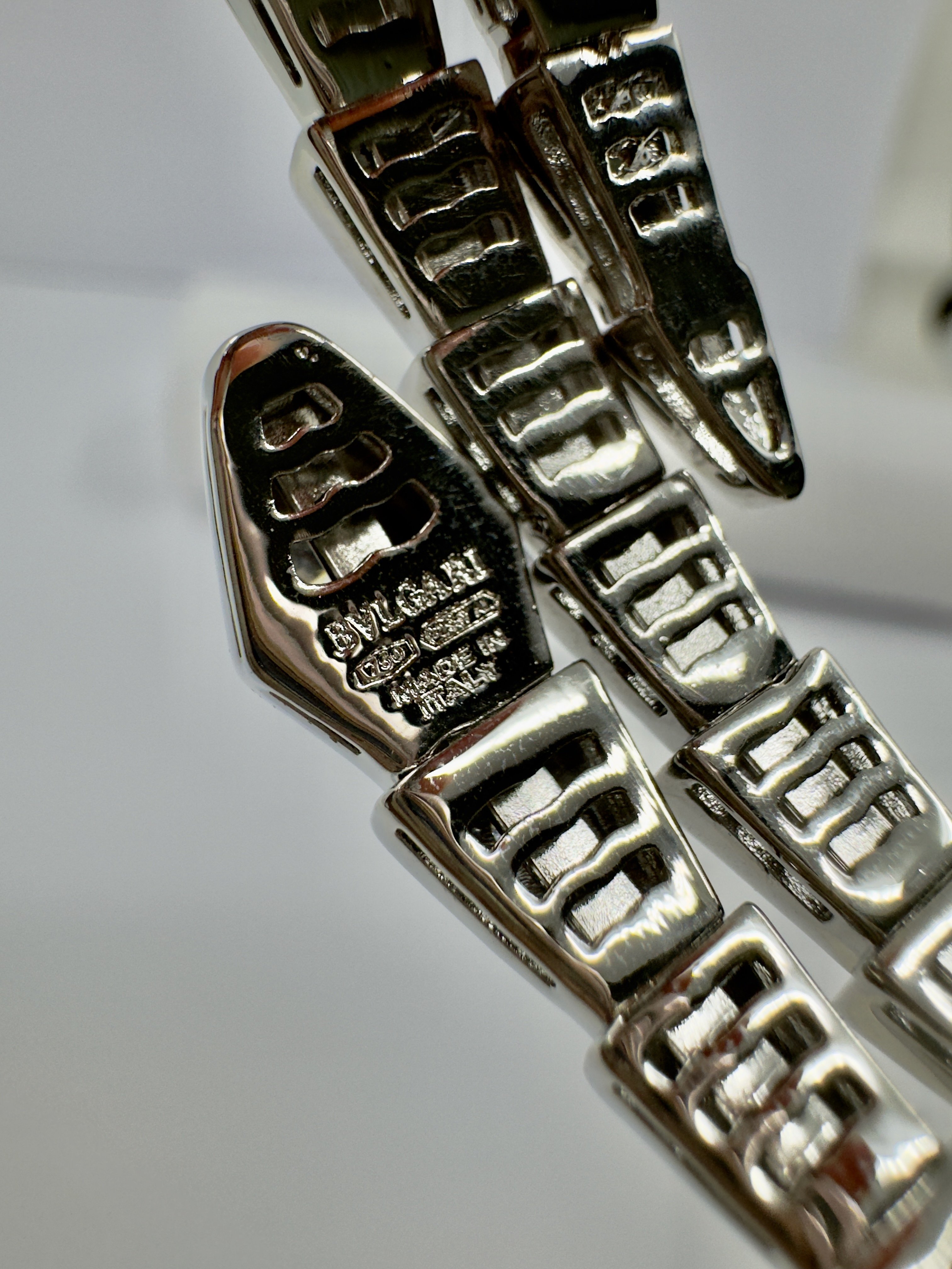 Double Row Silver Serpenti Bileklik