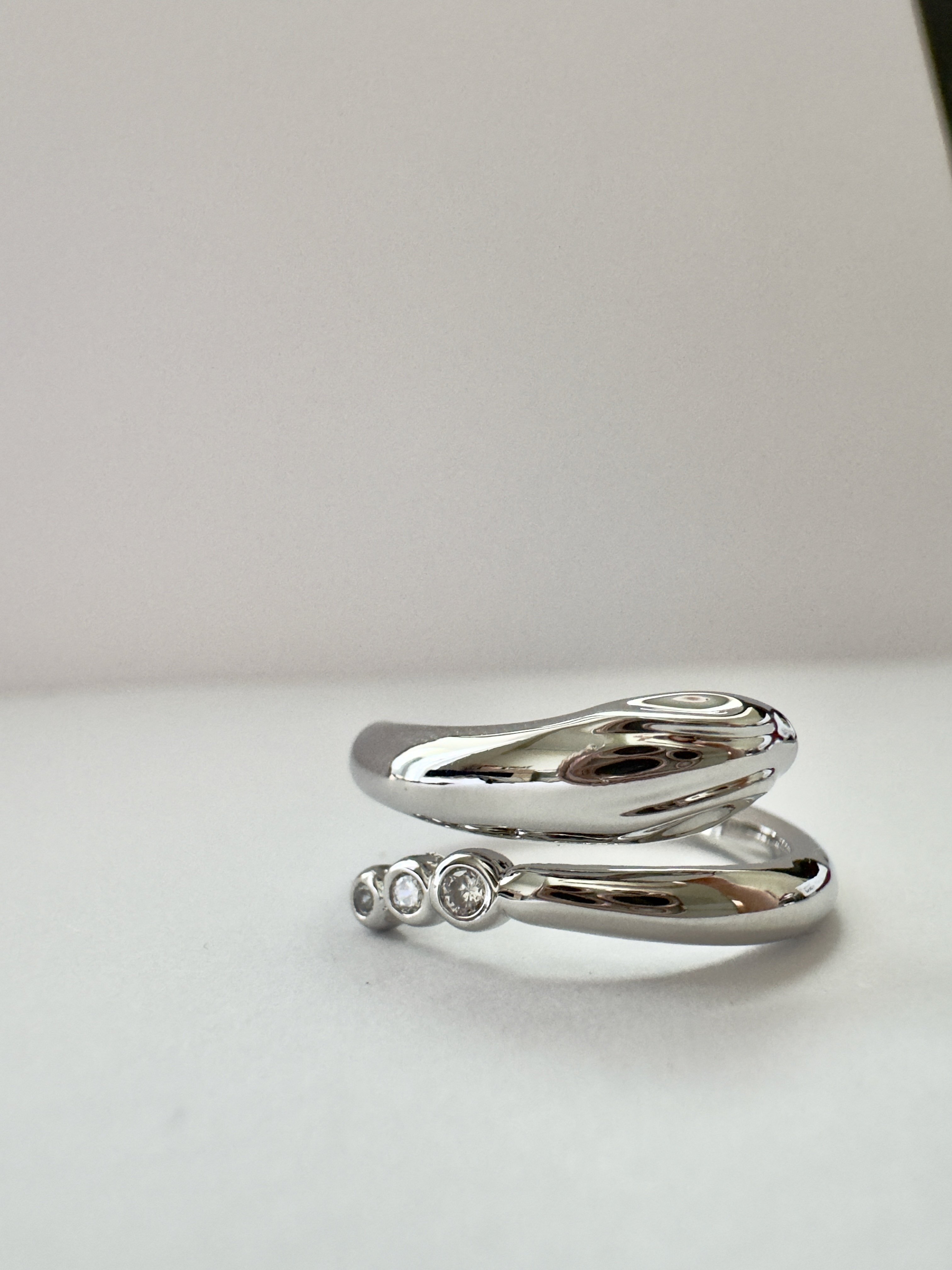 Tiff.Co. Silver Snake Yüzük - Ayarlanabilir