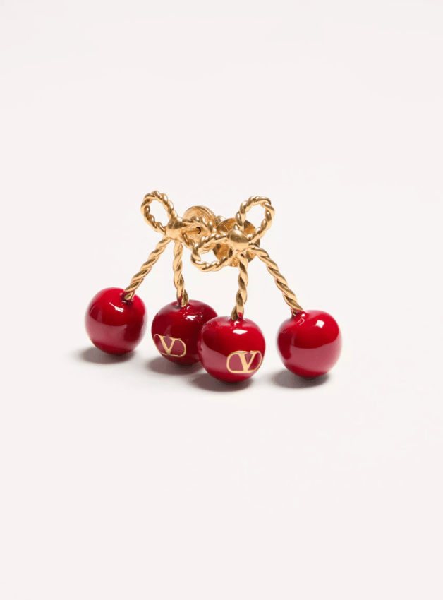 Valent. Kırmızı Cherryfic Küpe
