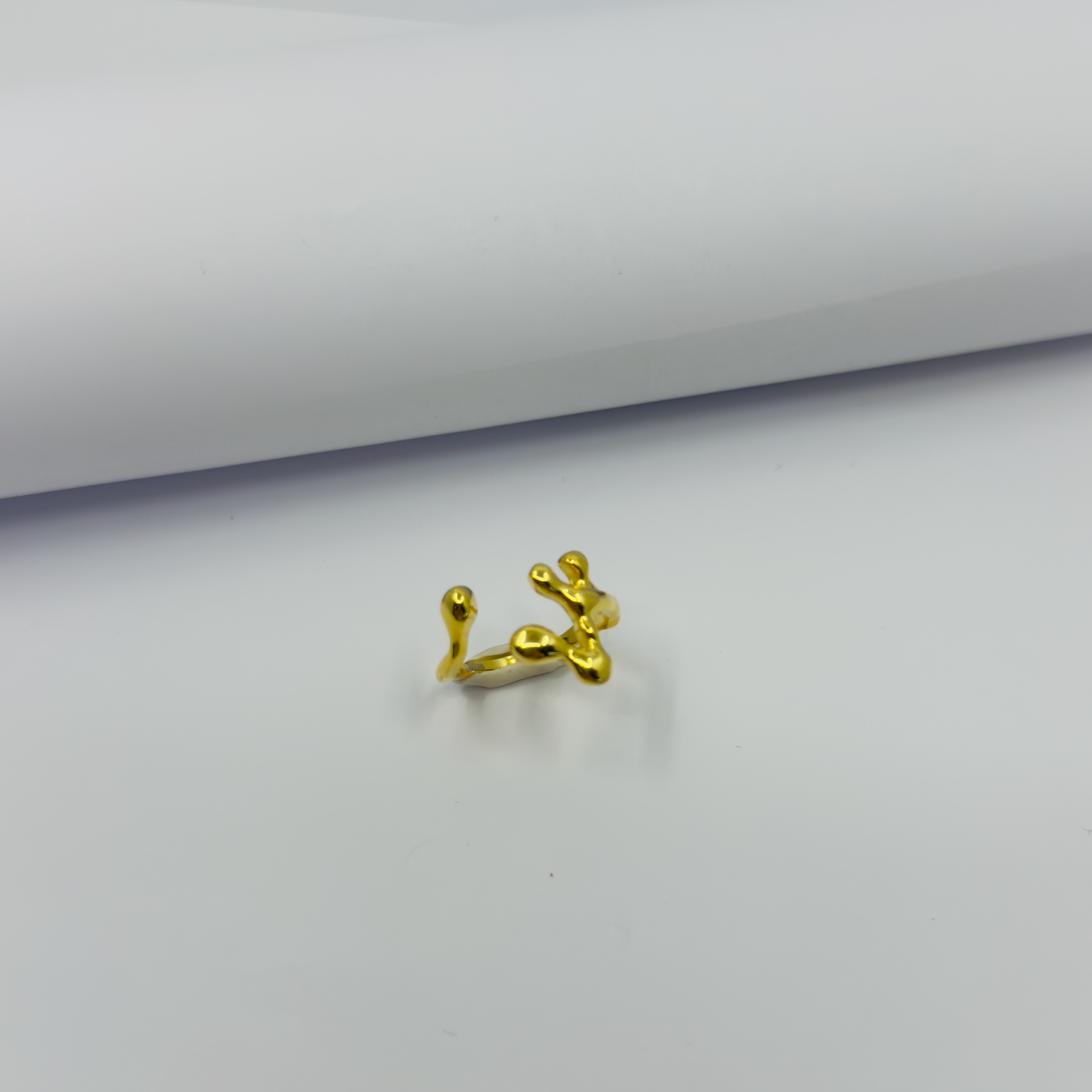 Casual. Gold Organik Form Yüzük