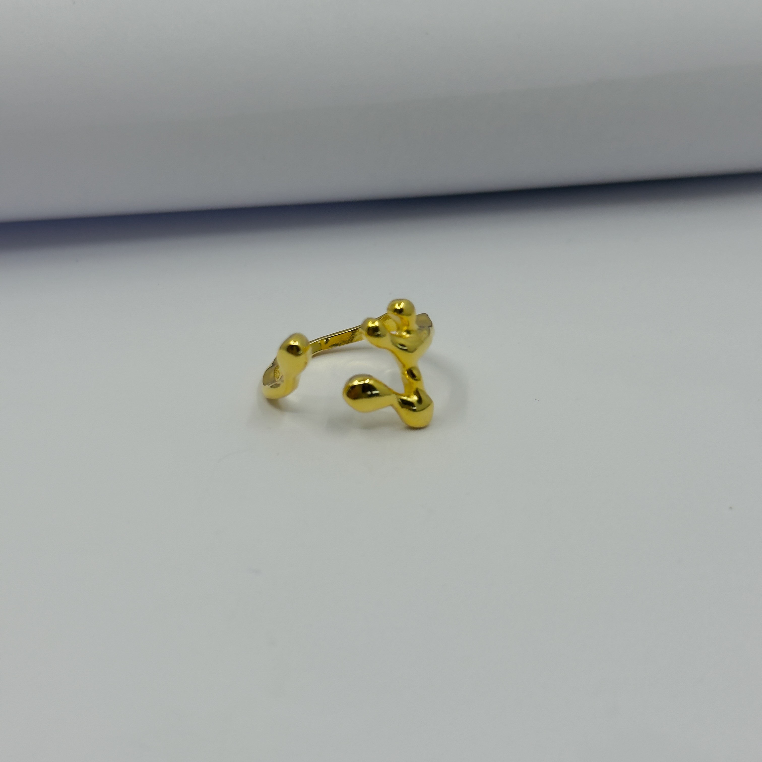 Casual. Gold Organik Form Yüzük