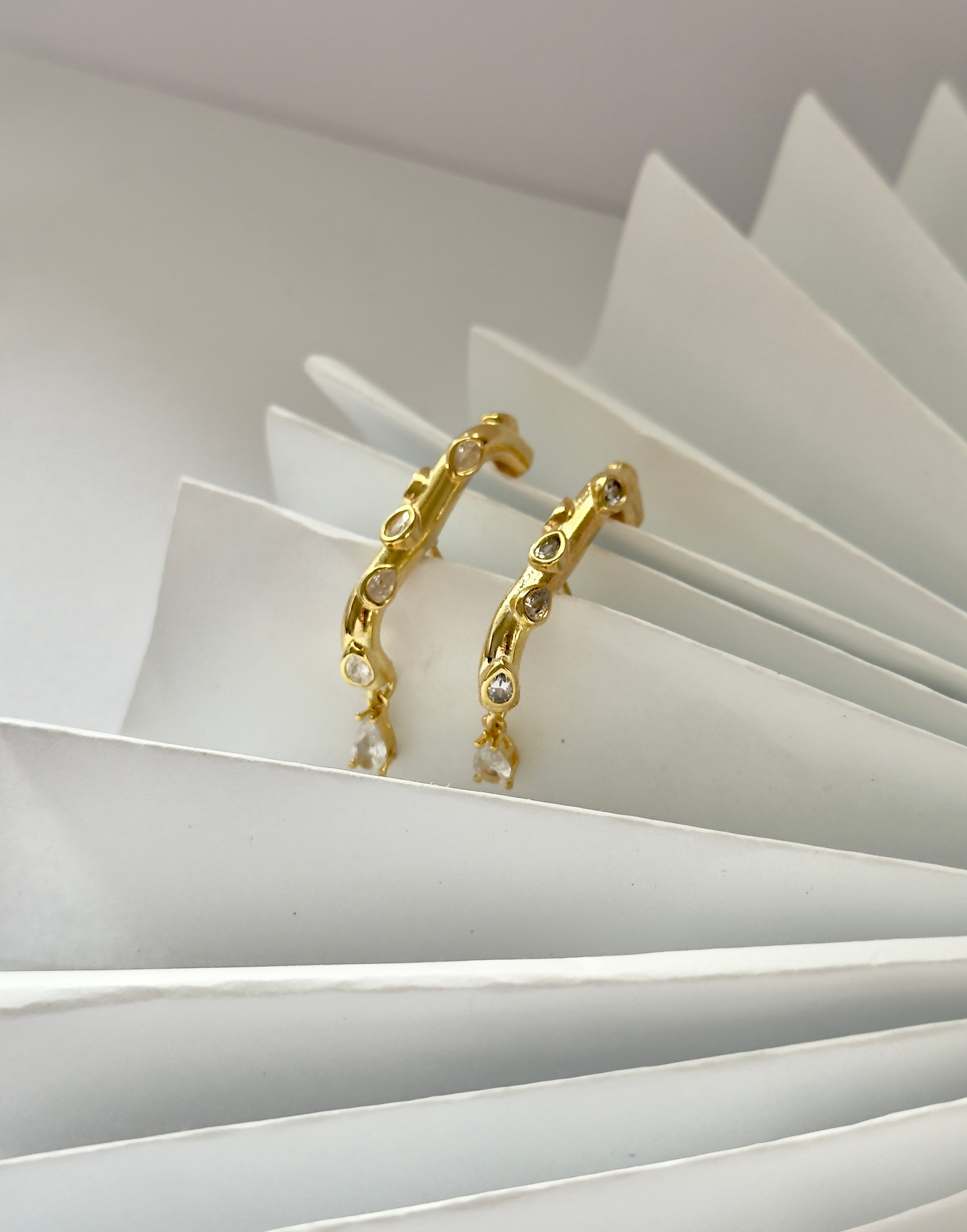Casual. Gold Elegance Küpe