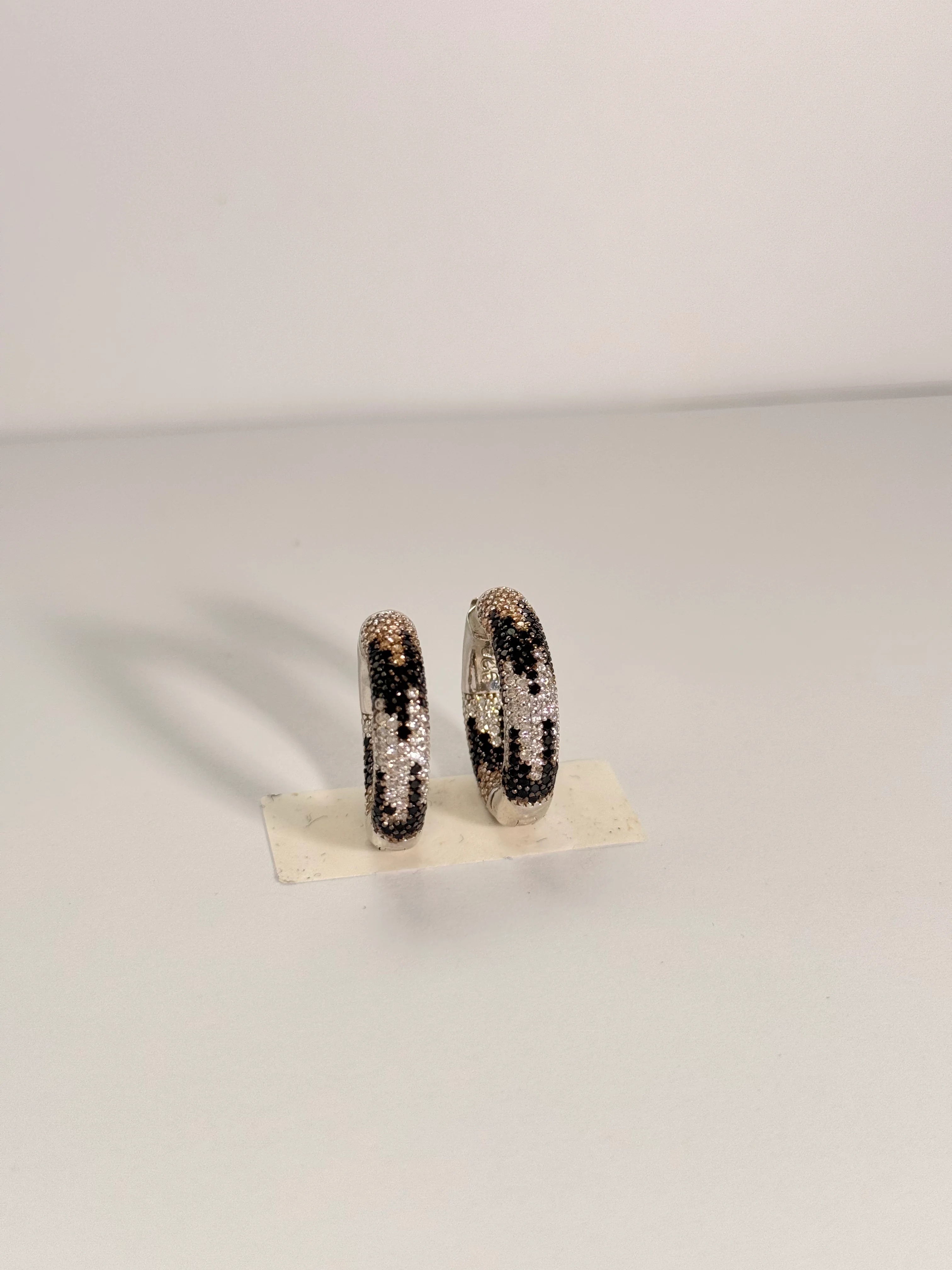 Nebula. Silver Twilight Mini Hoop Küpe