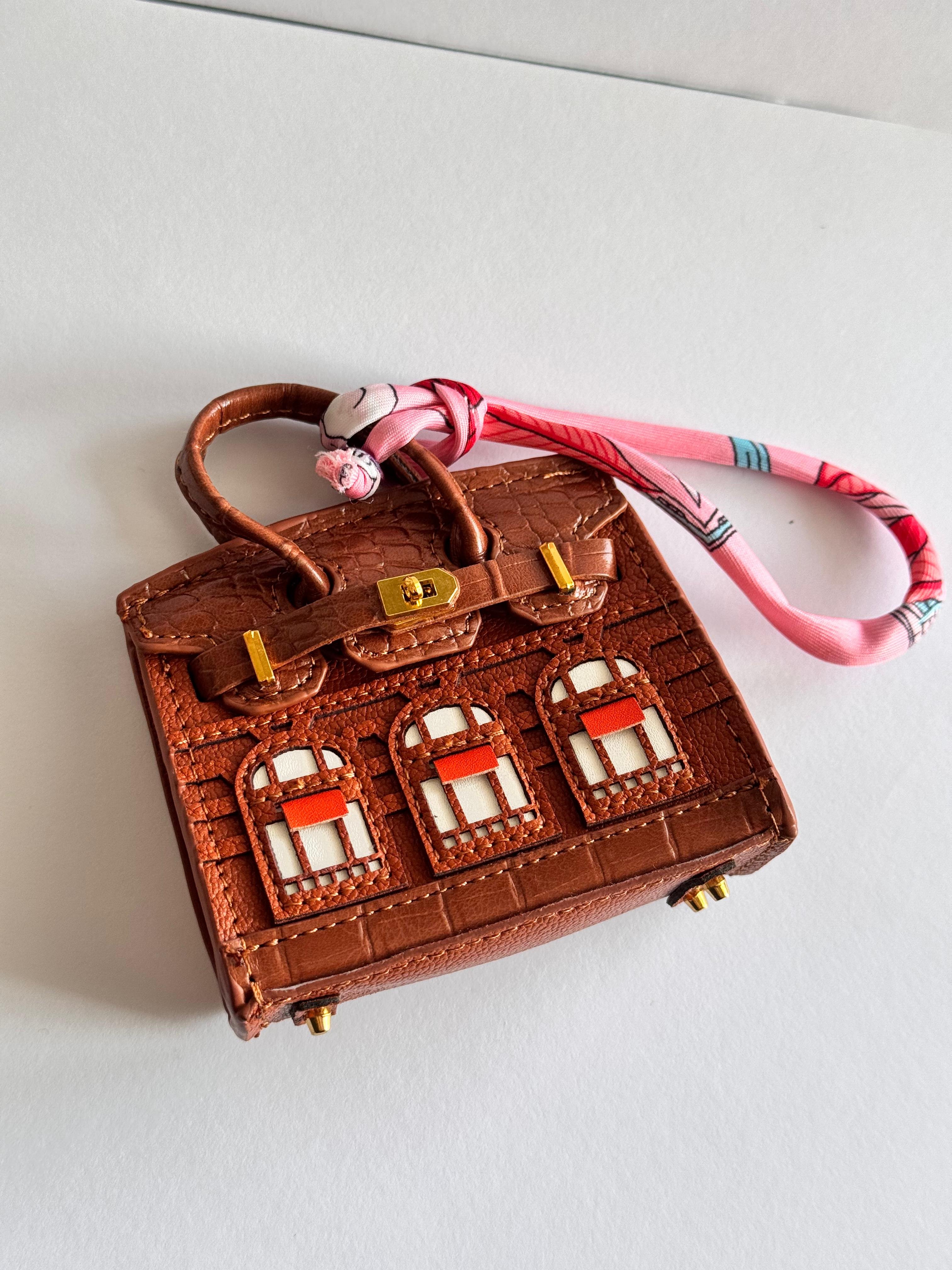 Hrms. Birkin Kahverengi Bag Charm