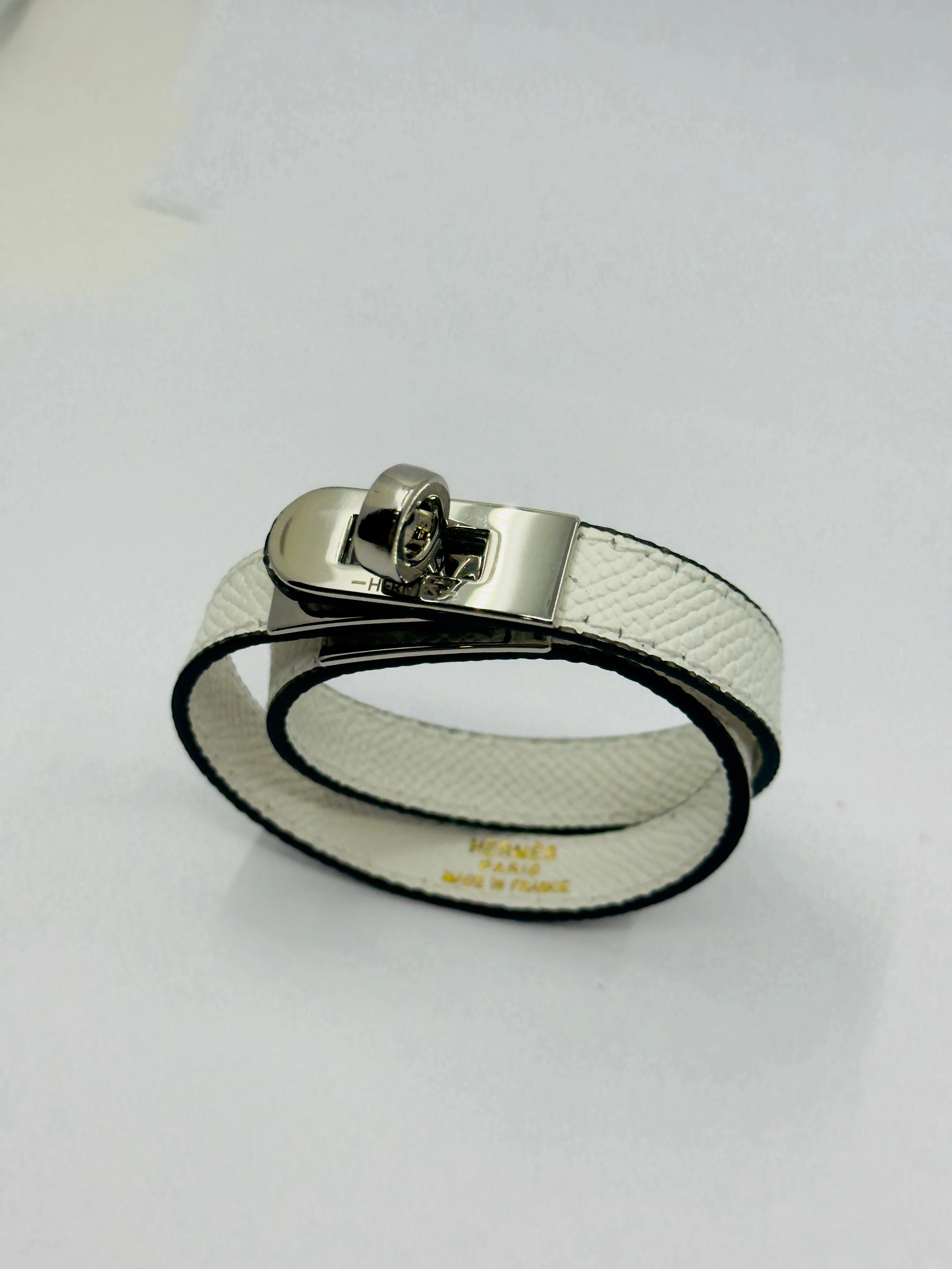 Lumière Blanche Deri Bileklik