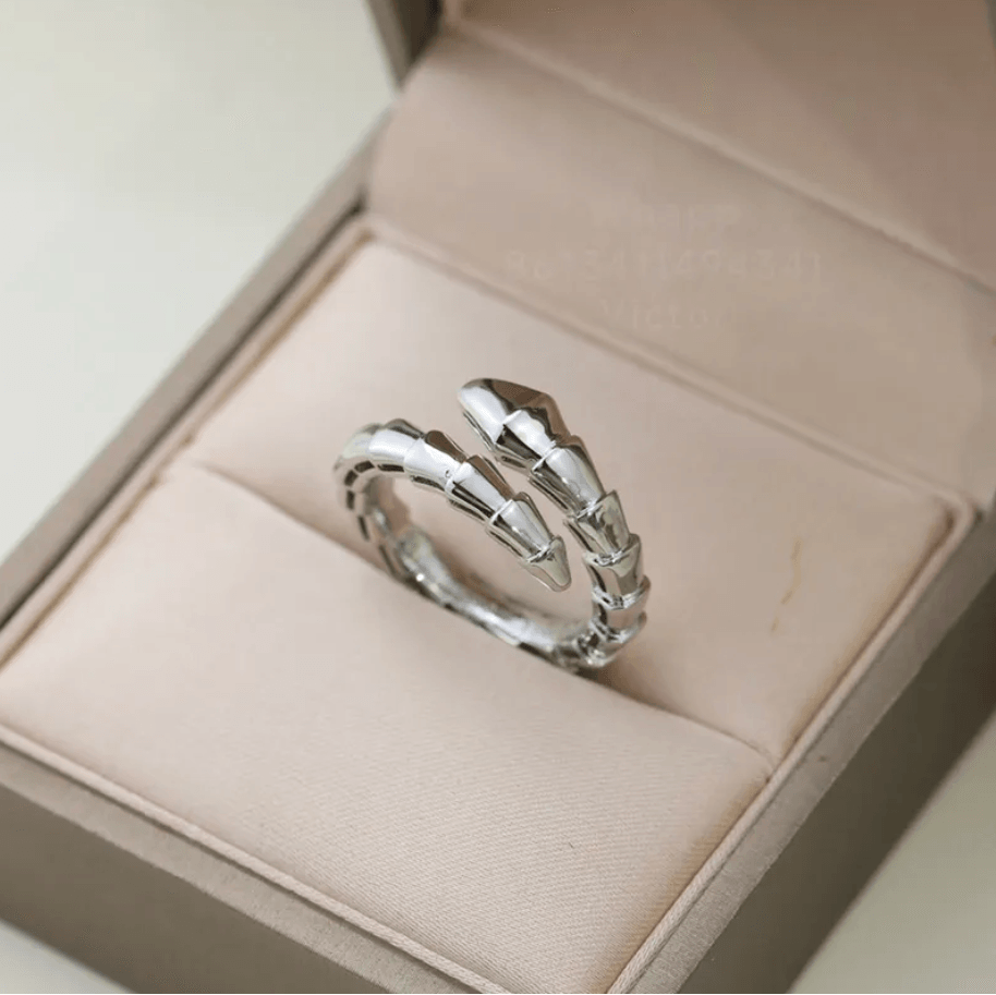 Silver Serpenti Taşsız M Size Yüzük