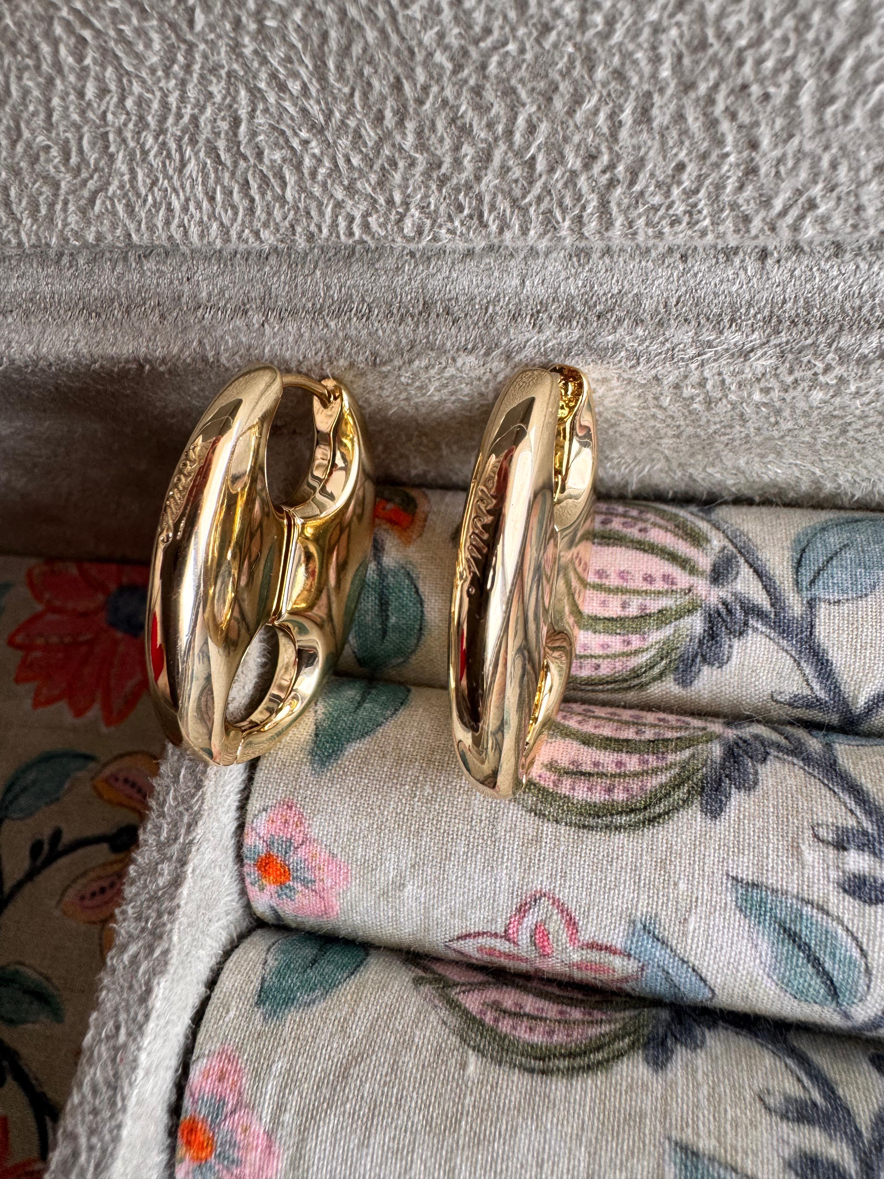 Gcci. Gold Hoop Küpe