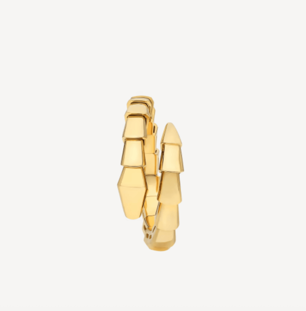 Gold Taşsız Serpenti M Size Yüzük