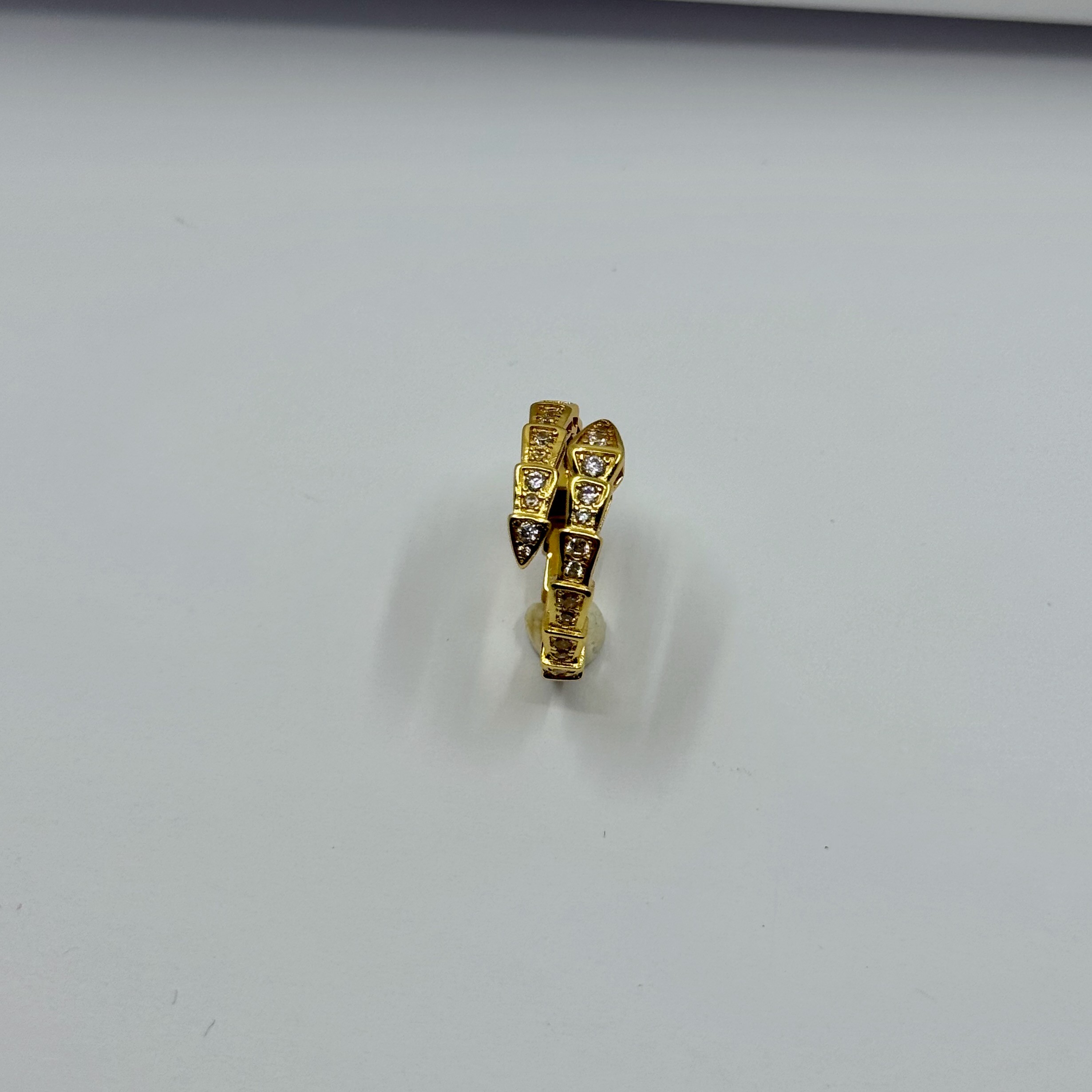 Gold Serpenti M Size Yüzük