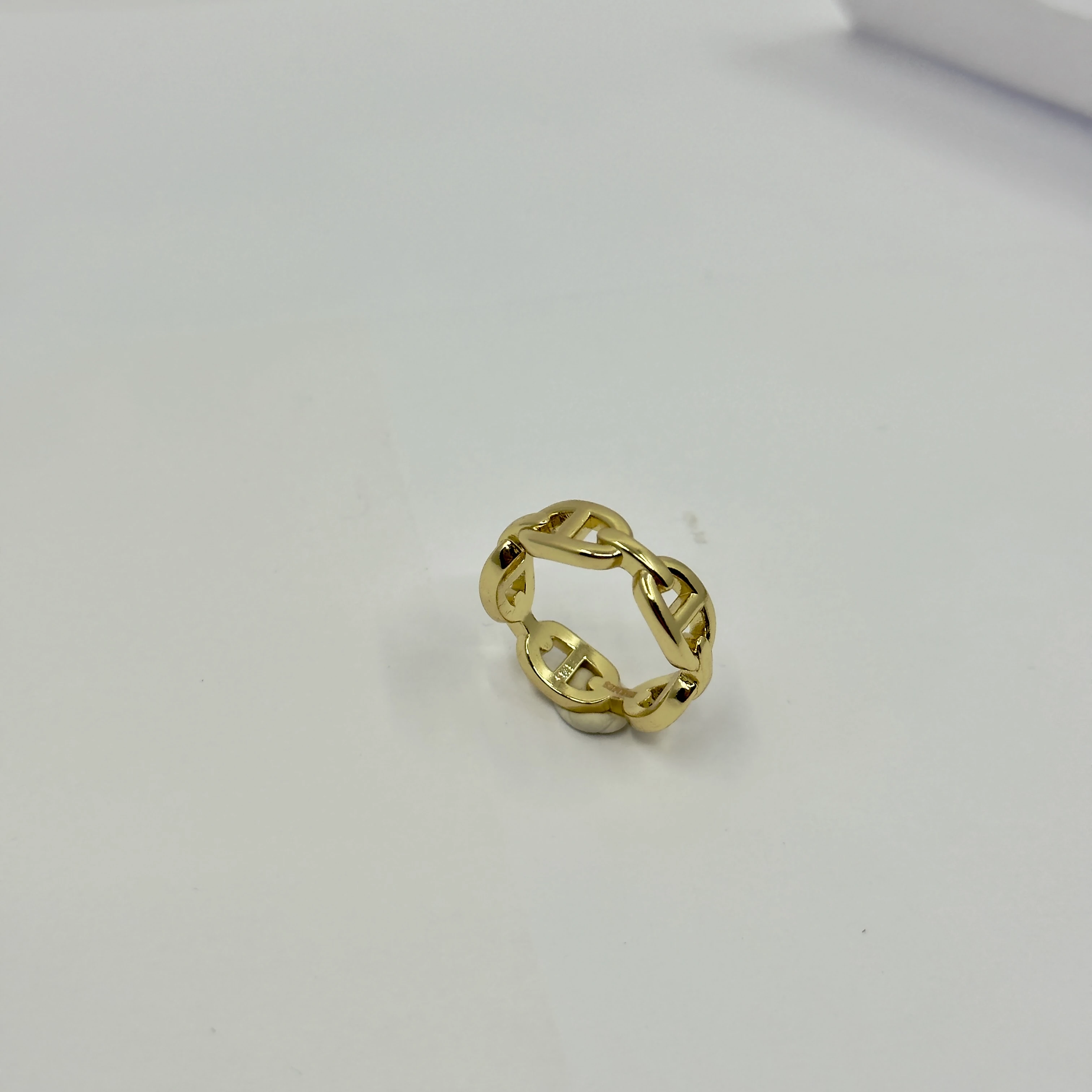 İnce Taşsız Gold Yüzük