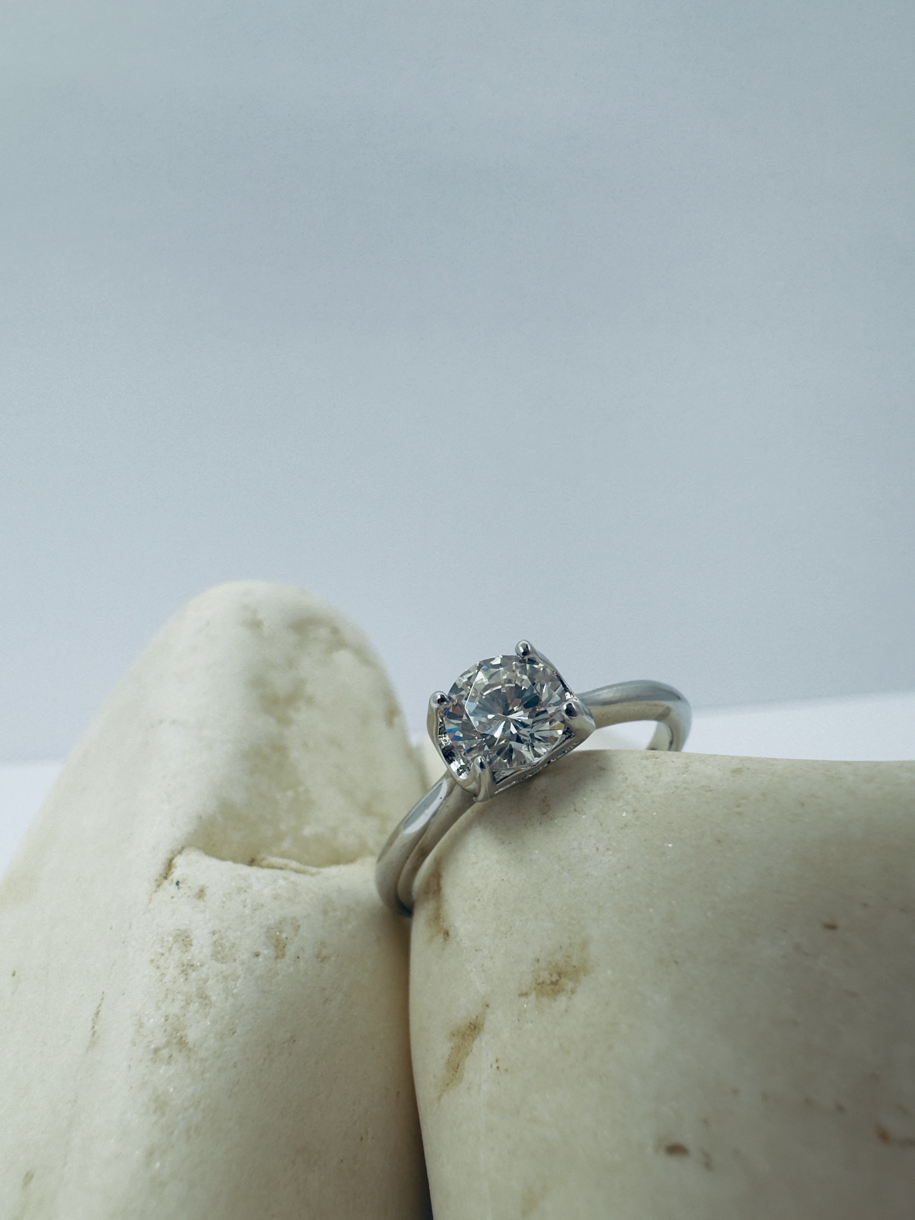 Solitaire Elegance Gümüş Yüzük