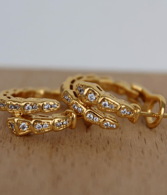 Bvl. Serpenti Gold Küpe