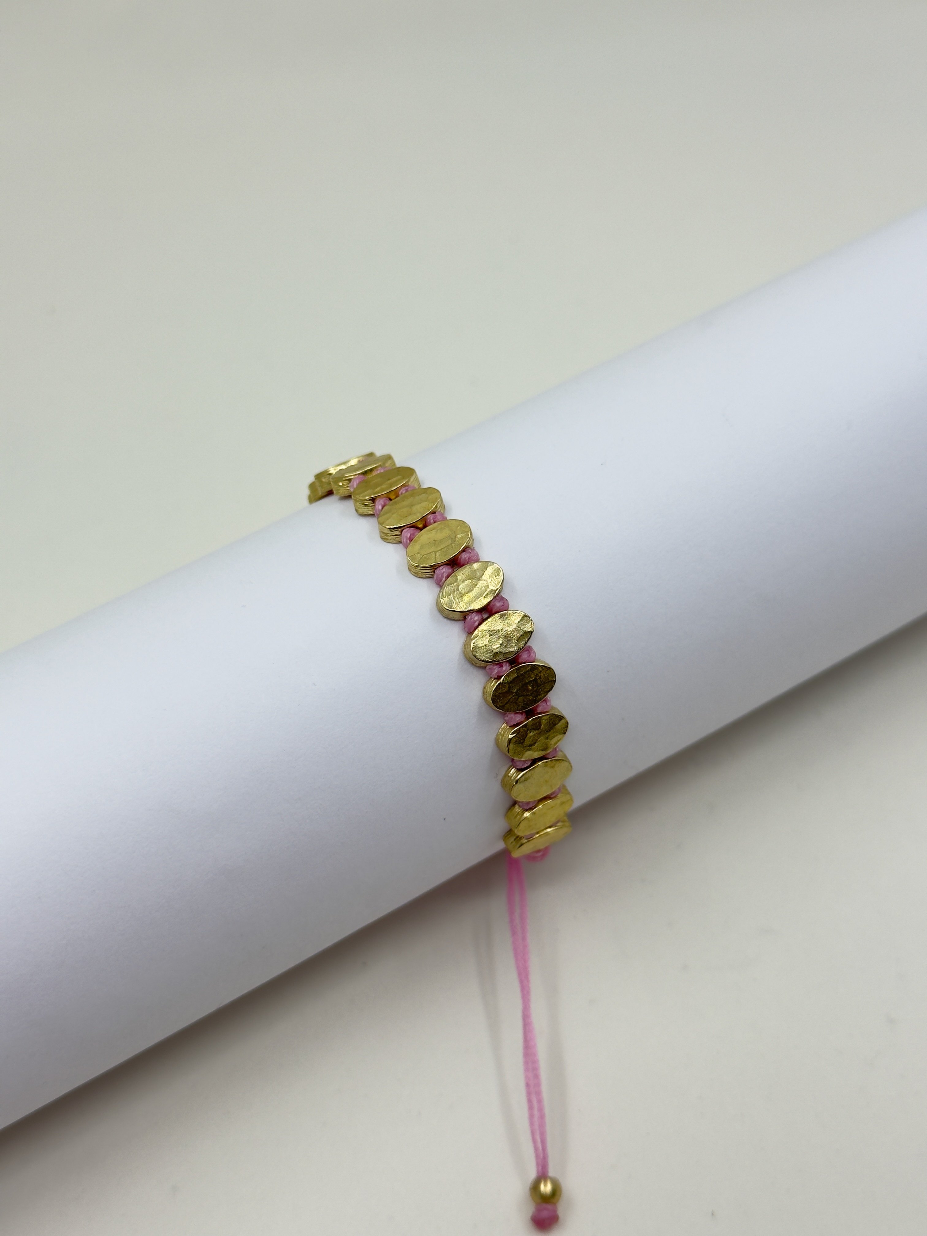 Soleil. Blush Pebble Pembe Bileklik